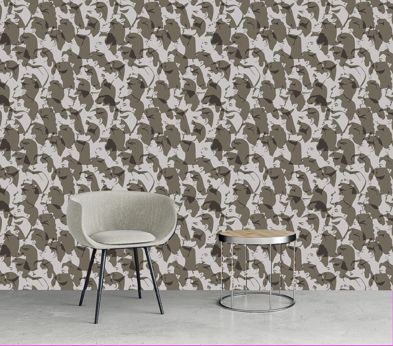 queence Vinyltapete »Benjamin«, bedruckt-Barock-Antikoptik-Kunst, 90x250cm, selbstklebend, kinderleichte Anbringung, Sticker