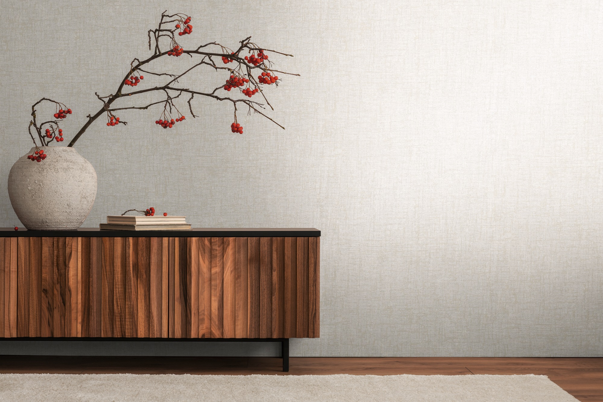 living walls Vliestapete "Smart Surfaces Stein-Optik Tapete Mustertapete Steinwand Steinoptik" leicht glänzend strukturiert Vliestapete Steintapete für Schlafzimmer Küche Wohnzimmer Stein-Optik