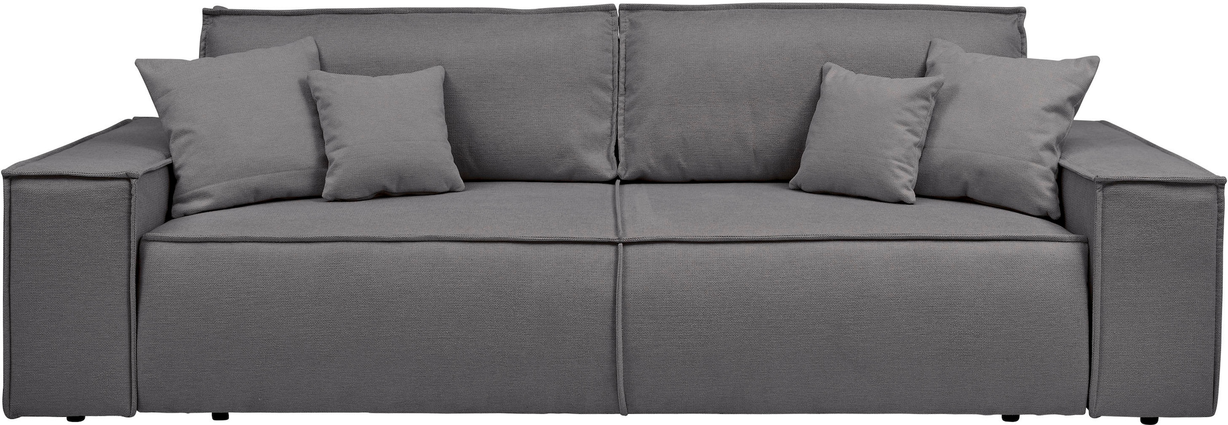 andas 3-Sitzer "FINNLEY Schlafsofa 257 cm, Schlaffunktion mit Bettkasten (2 günstig online kaufen