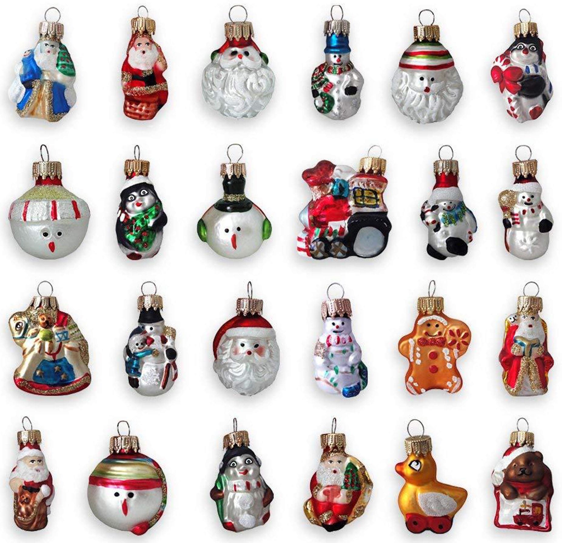 my home Christbaumschmuck »Eick, Weihnachtsdeko, Christbaumschmuck«, (Set, 24 tlg.), Minifiguren, handdekoriert