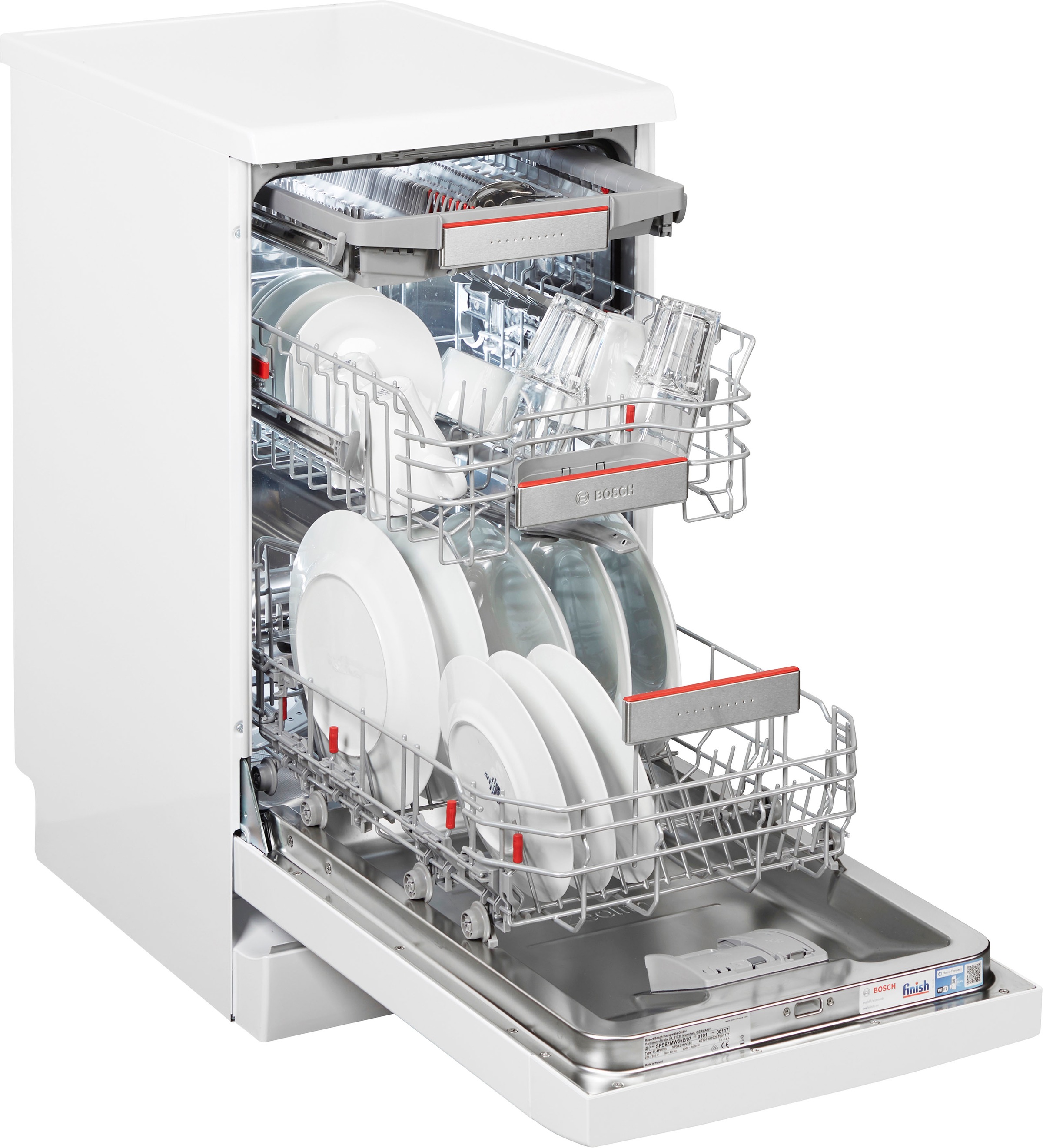 BOSCH Standgeschirrspüler »SPS6ZMW35E«, Serie 6, SPS6ZMW35E, 10 Maßgedecke