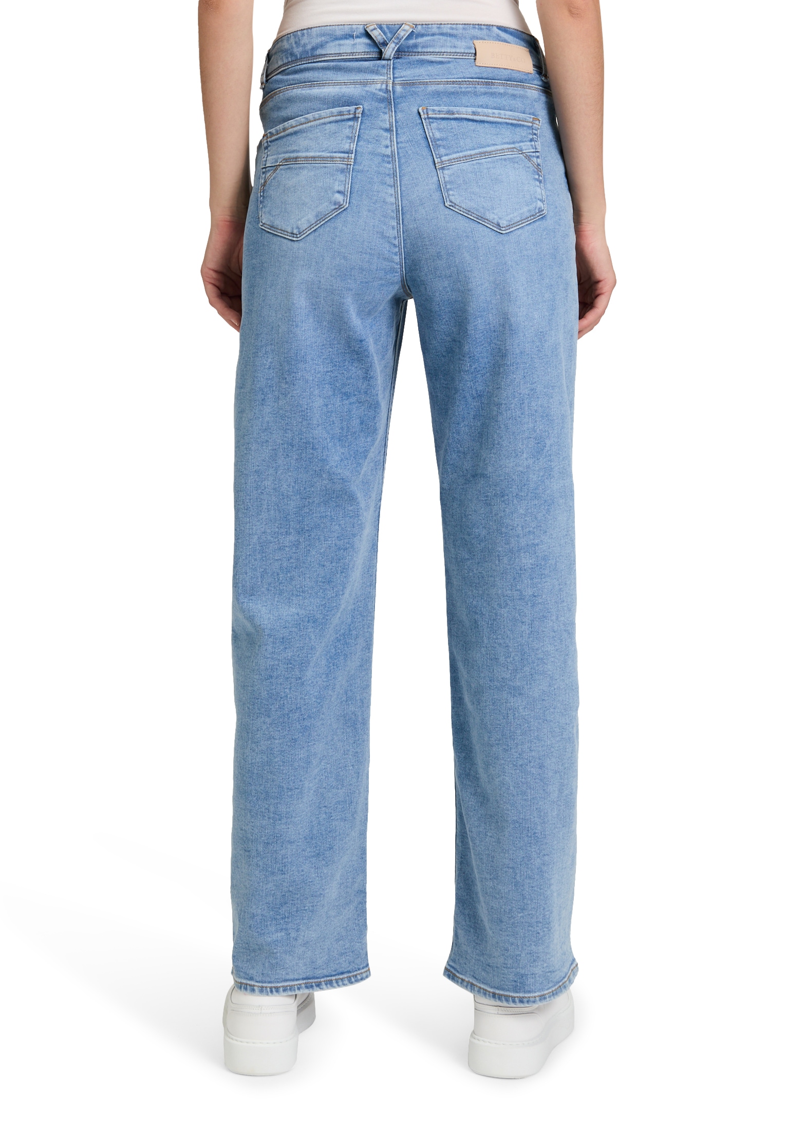 Betty&Co High-waist-Jeans »Damen mit weitem Bein«