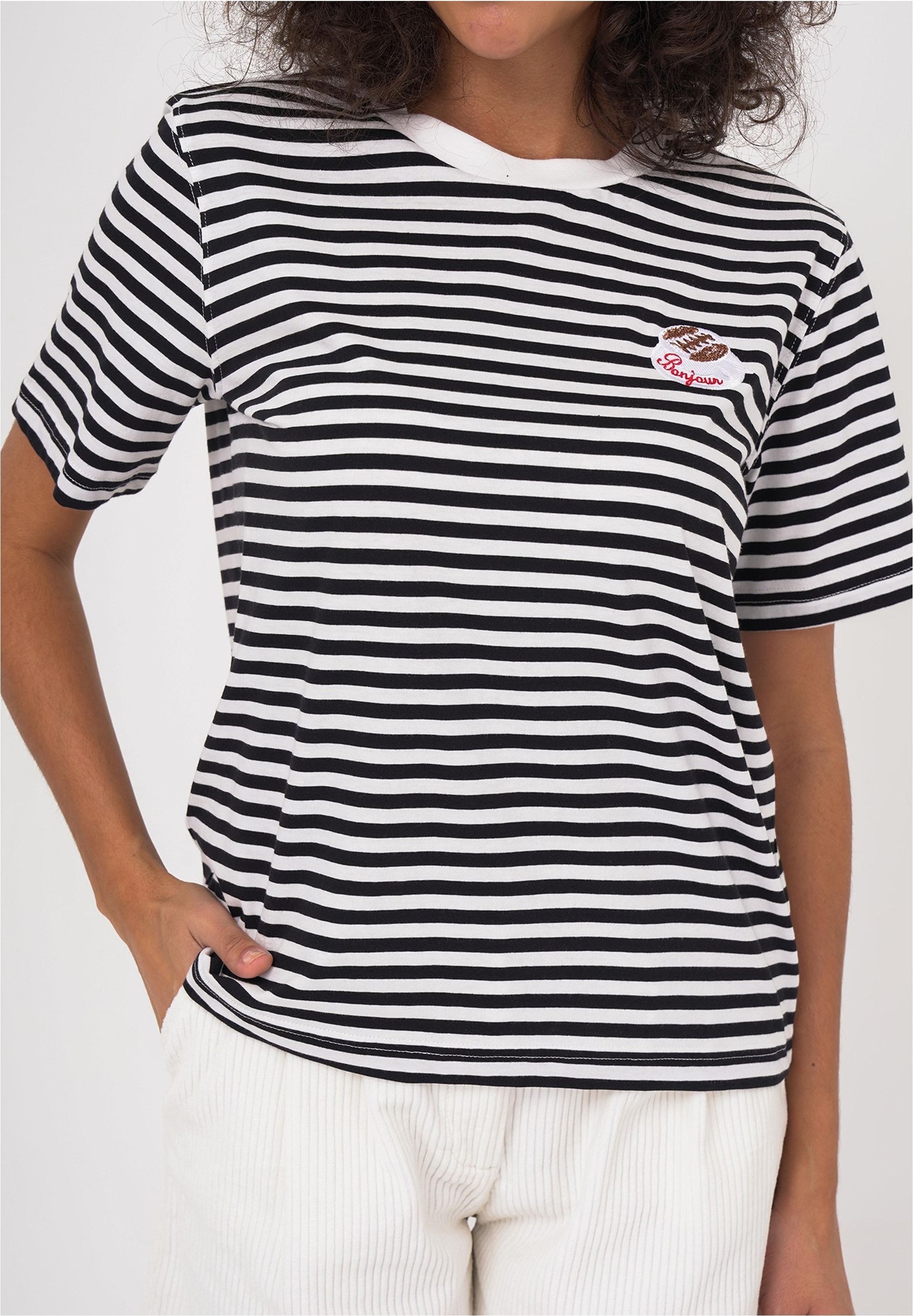 freshlions T-Shirt »Fitore«, in tollem Streifen-Design