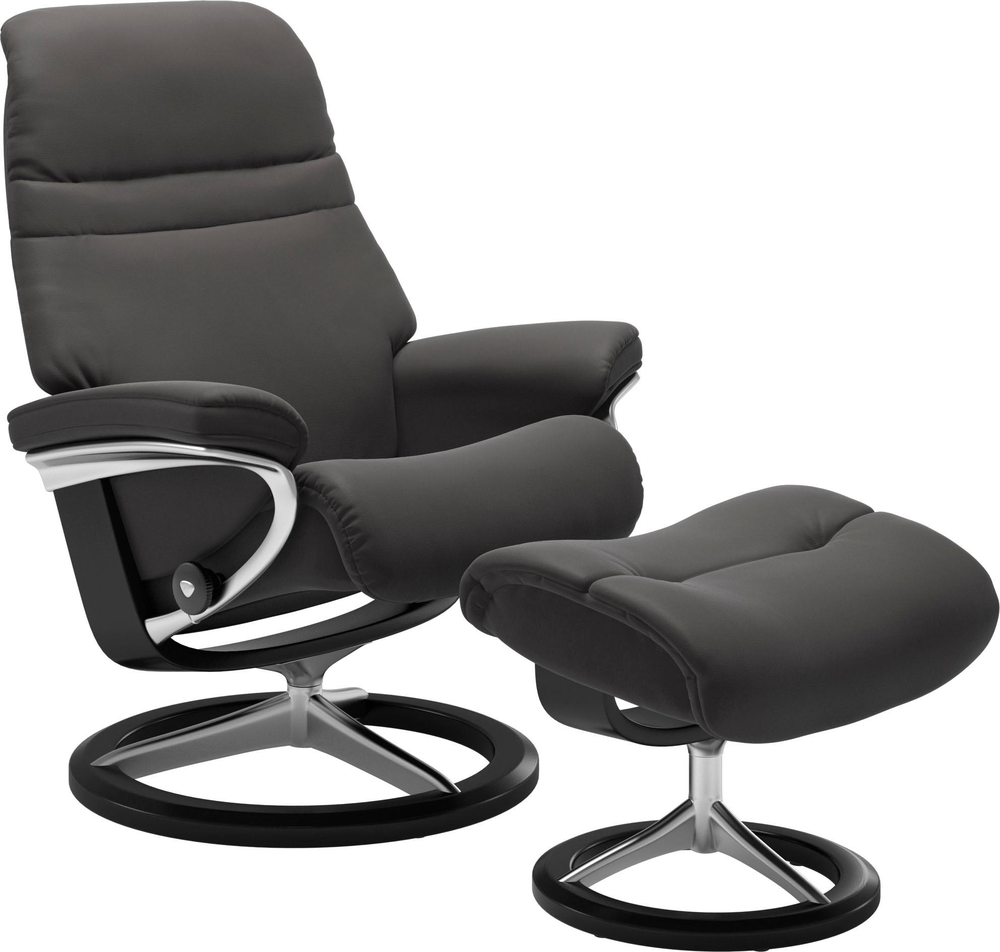 Stressless Relaxsessel "Sunrise" mit Signature Base, Größe L, Gestell Schwarz, in 2 Bezugsqualitäten lieferbar