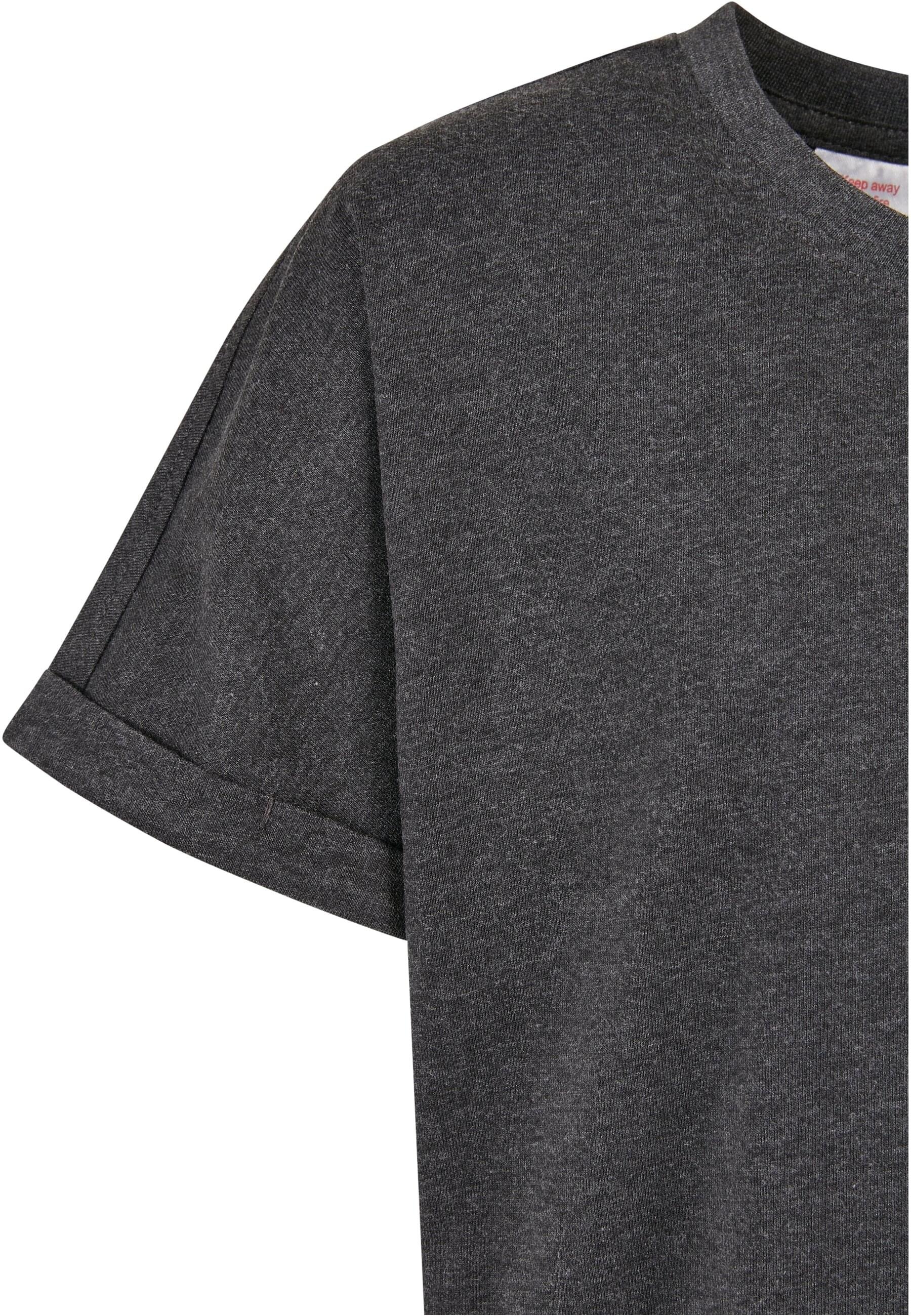 URBAN CLASSICS Kurzarmshirt »Urban Classics Herren Boys Long Shaped Turnup Tee 2-Pack«, (1 tlg.)