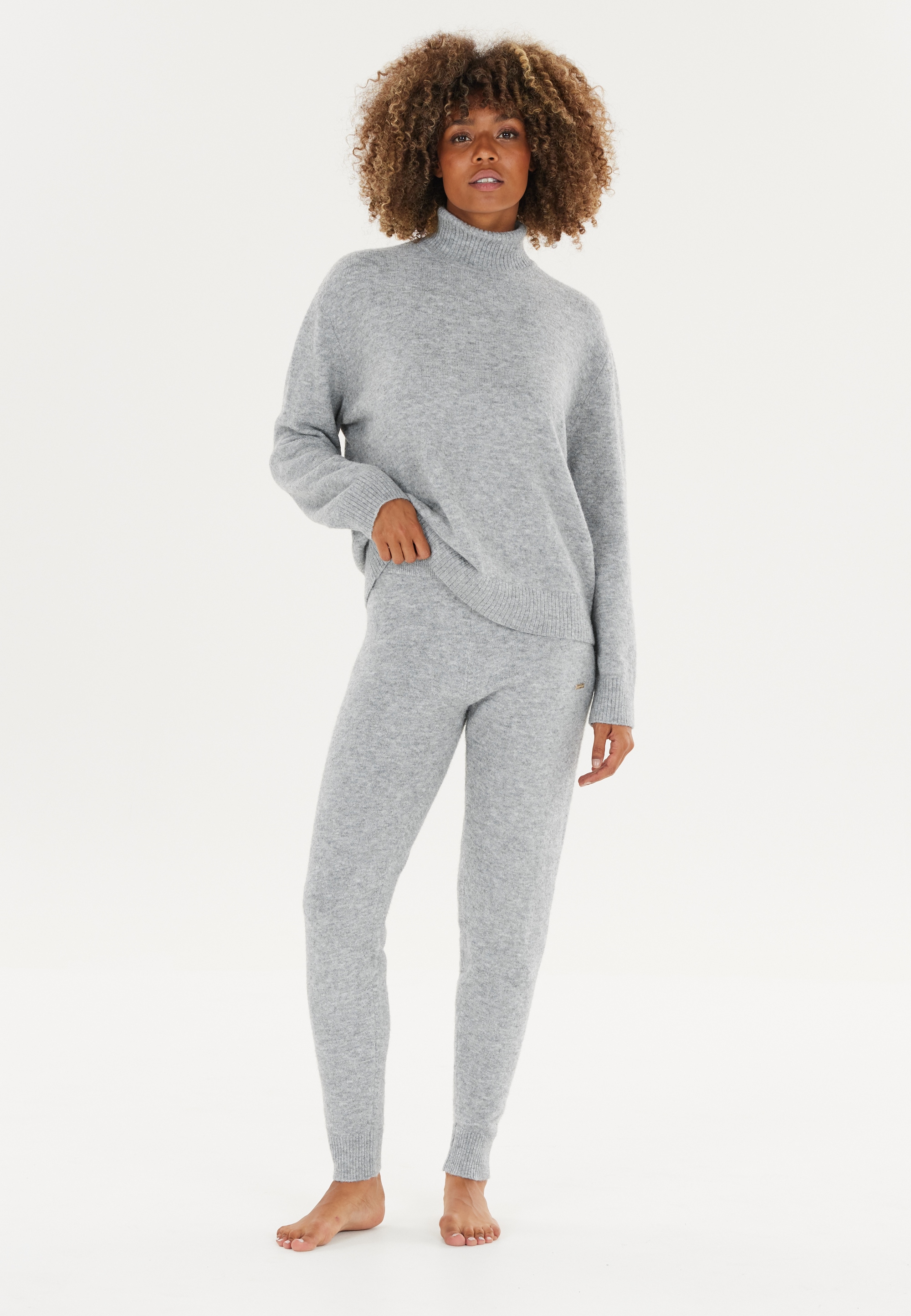 ATHLECIA Sweathose »Daviana«, in tollem Strick-Design