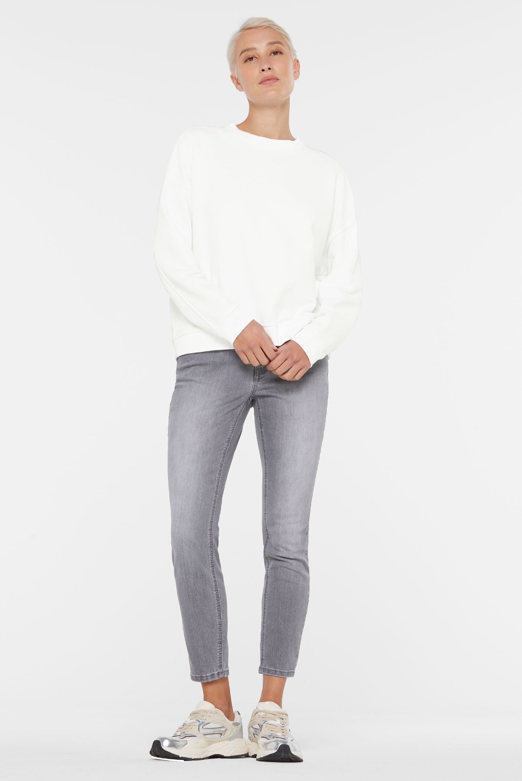 SENSES.THE LABEL Sweater, mit überschnittenen Schultern