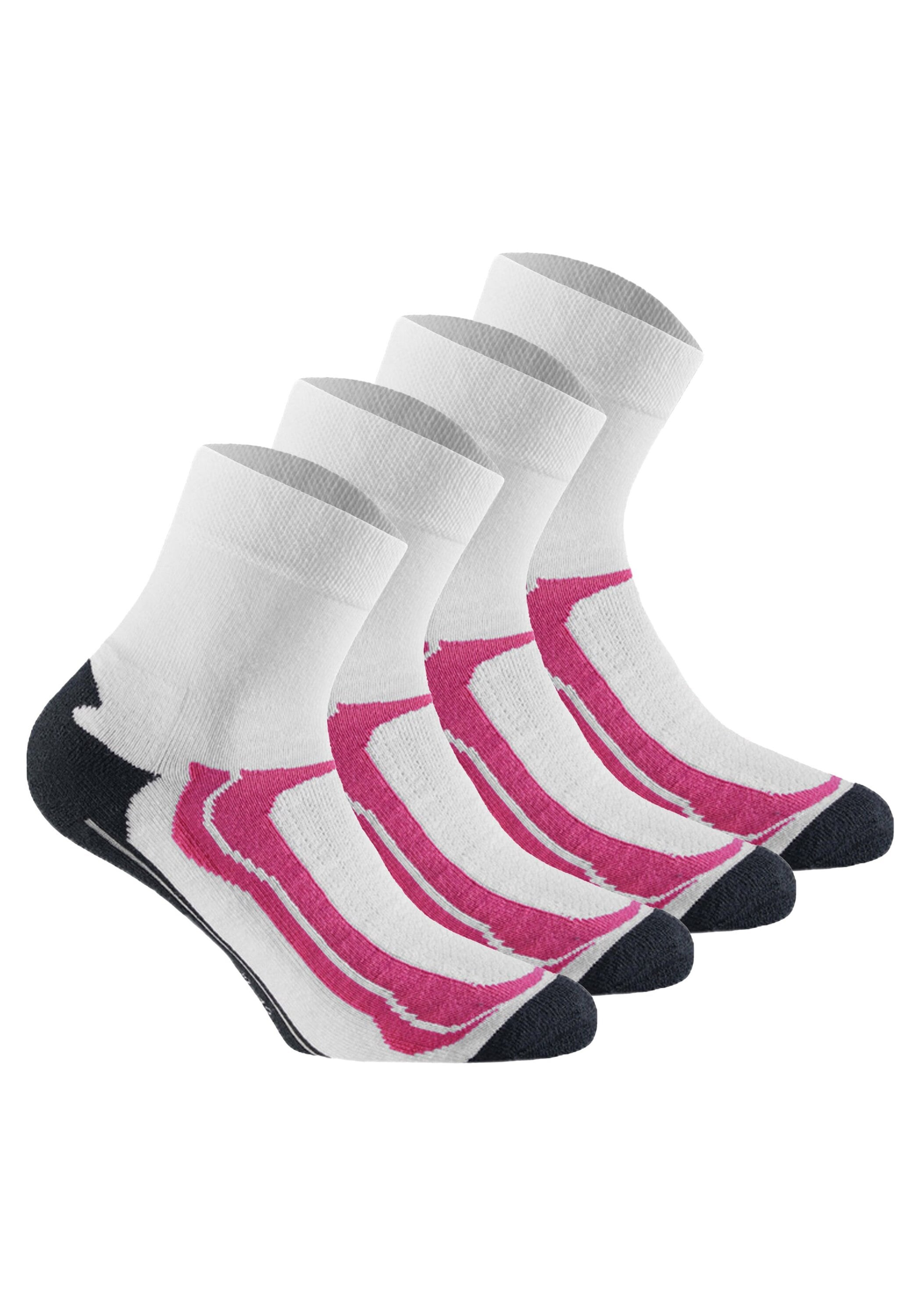 Rohner Socks Sneakersocken "Socken Basic Quarter Sport 4er Pack"