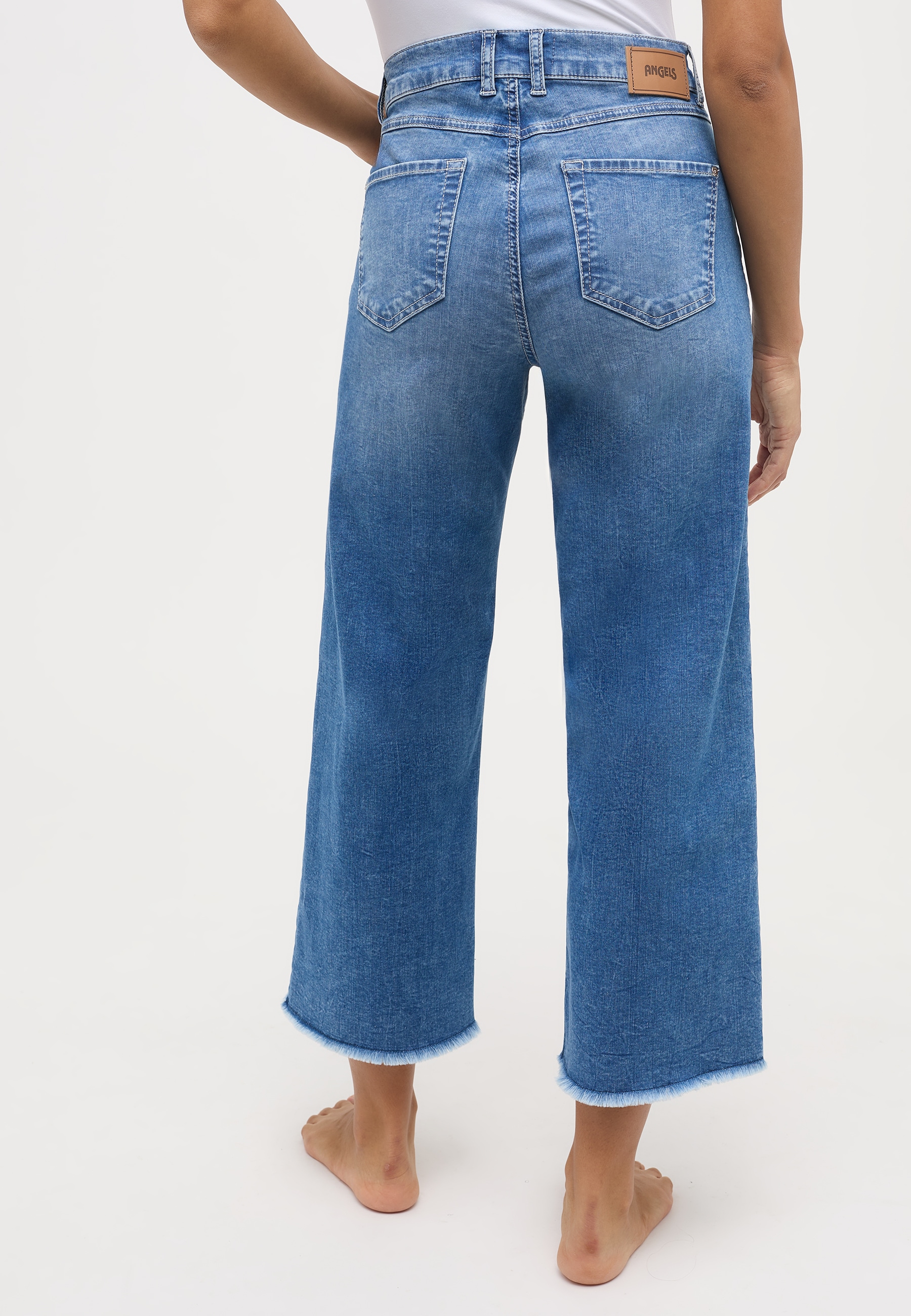 ANGELS Straight-Jeans »Linn«, Culotte