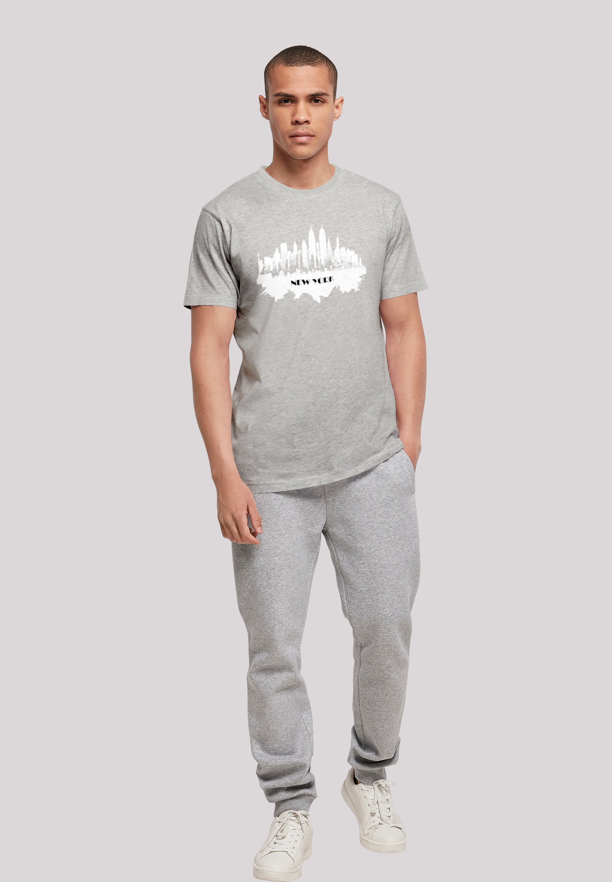 F4NT4STIC T-Shirt »Cities Collection - New York skyline«, Print