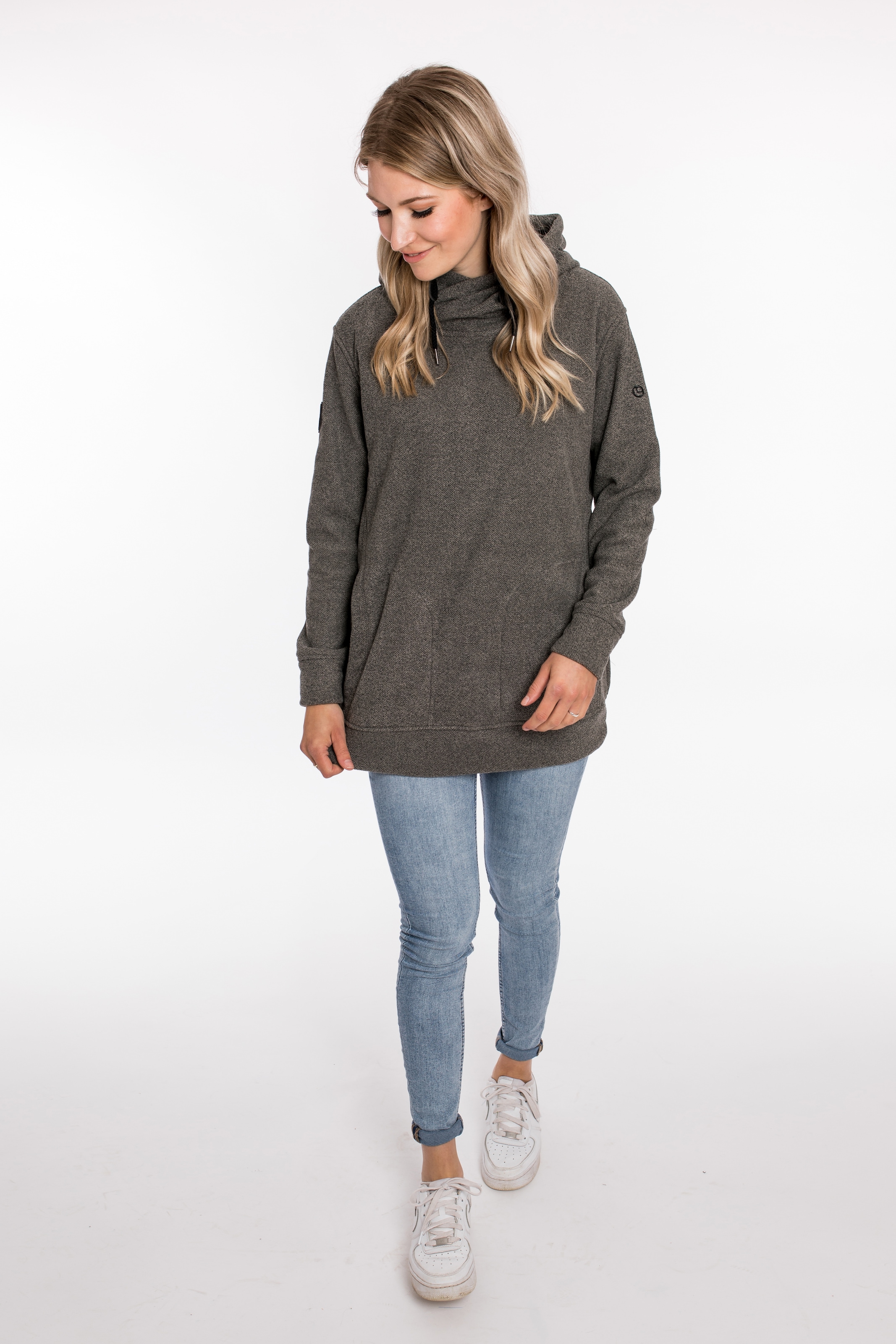 DEPROC Active Kapuzensweatshirt »SWEAT ALBERTA WOMEN«, aus funktionalem Piqué-Fleece