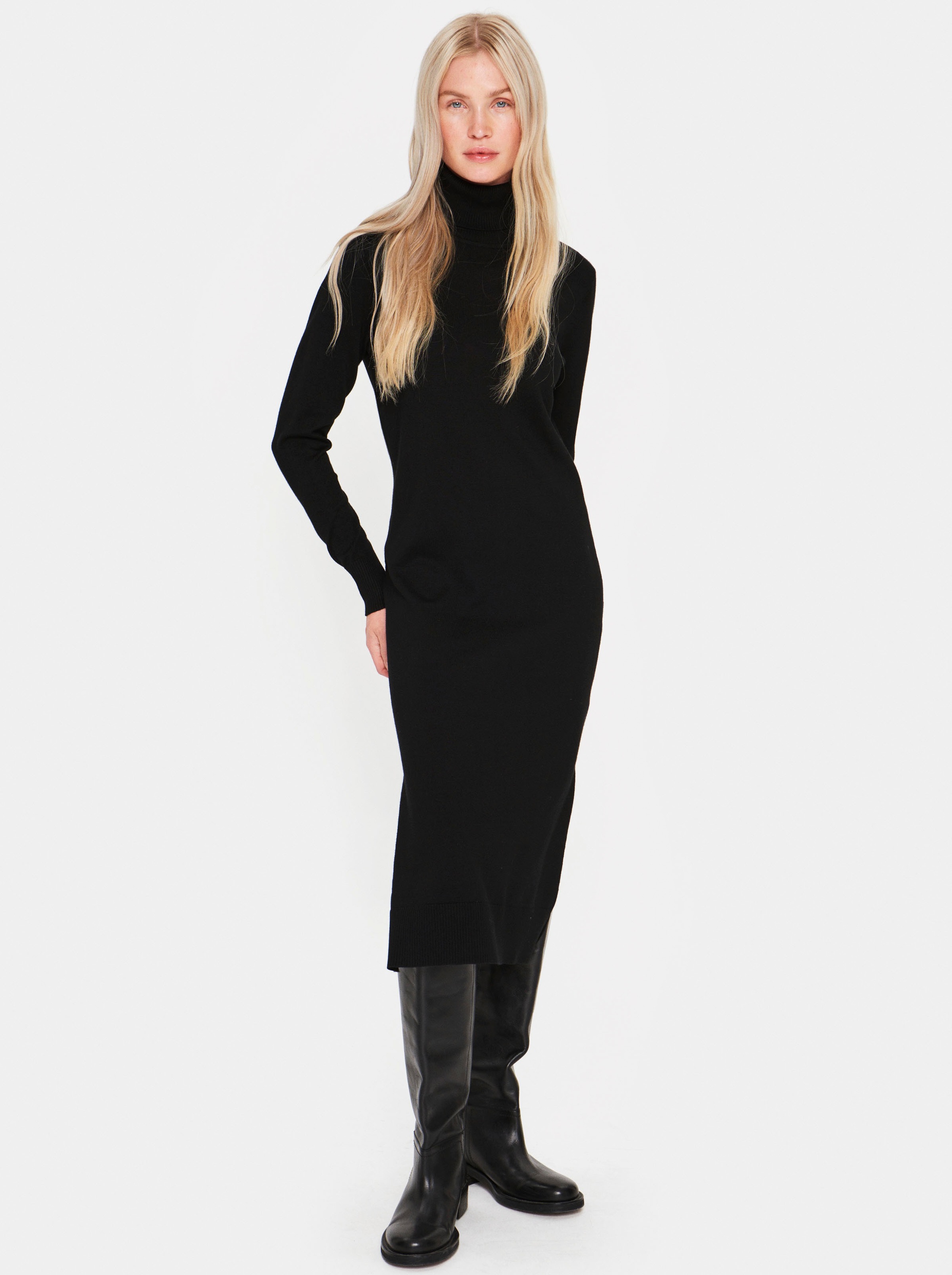 Saint Tropez Strickkleid »MilaSZ Roll Neck Long Dress«