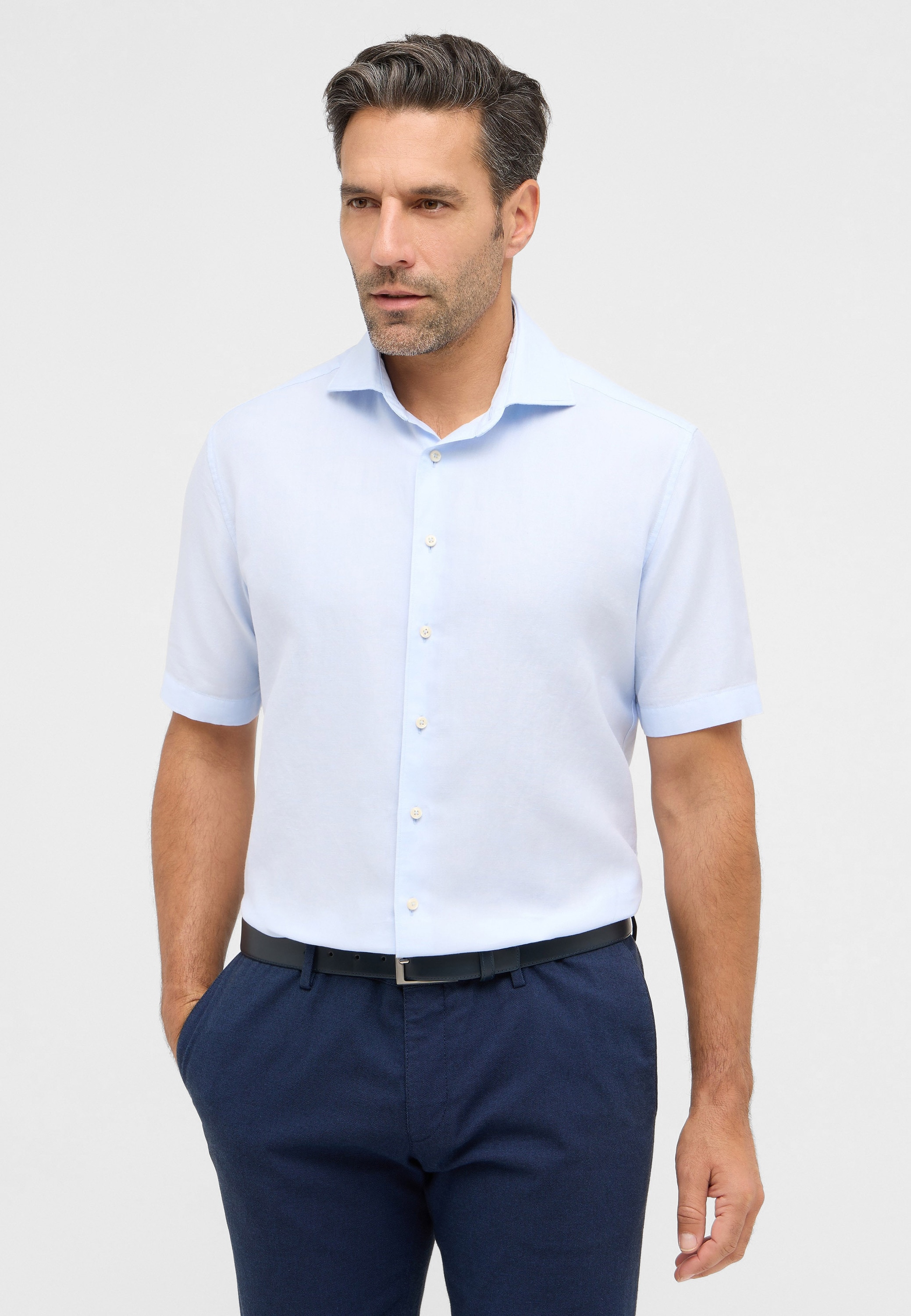 Eterna Kurzarmhemd "MODERN FIT", EASY IRON (bügelleicht) günstig online kaufen