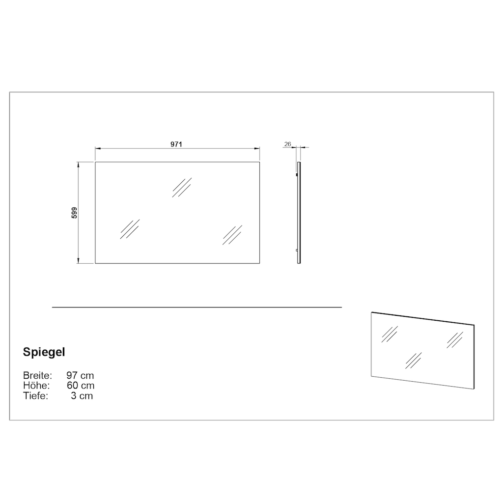 GERMANIA Garderoben-Set »Stanton«, (3 St.)