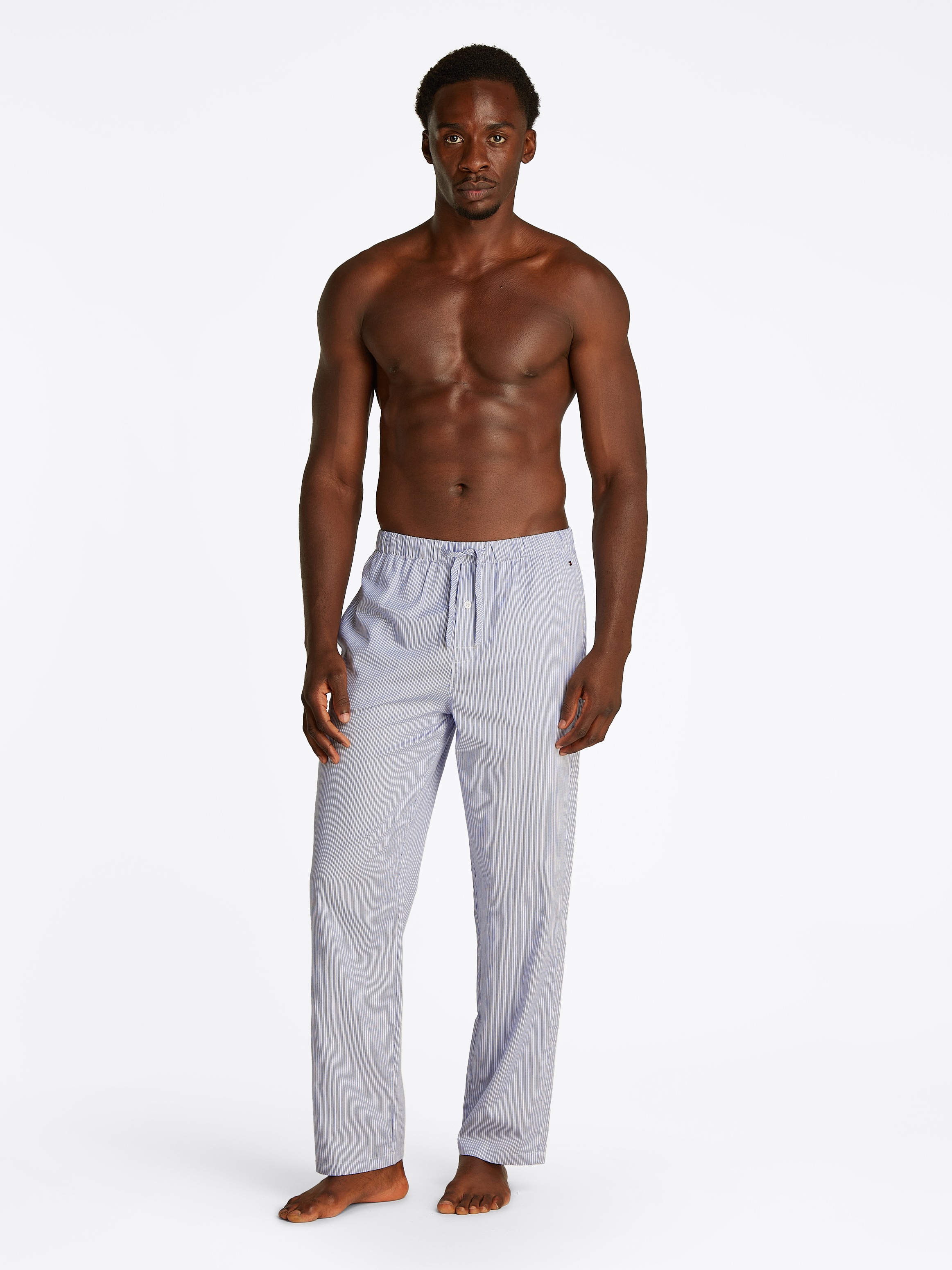Thumbnail - Tommy Hilfiger Underwear Pyjamahose "WOVEN PJ PANT PRINT" mit Streifenmuster