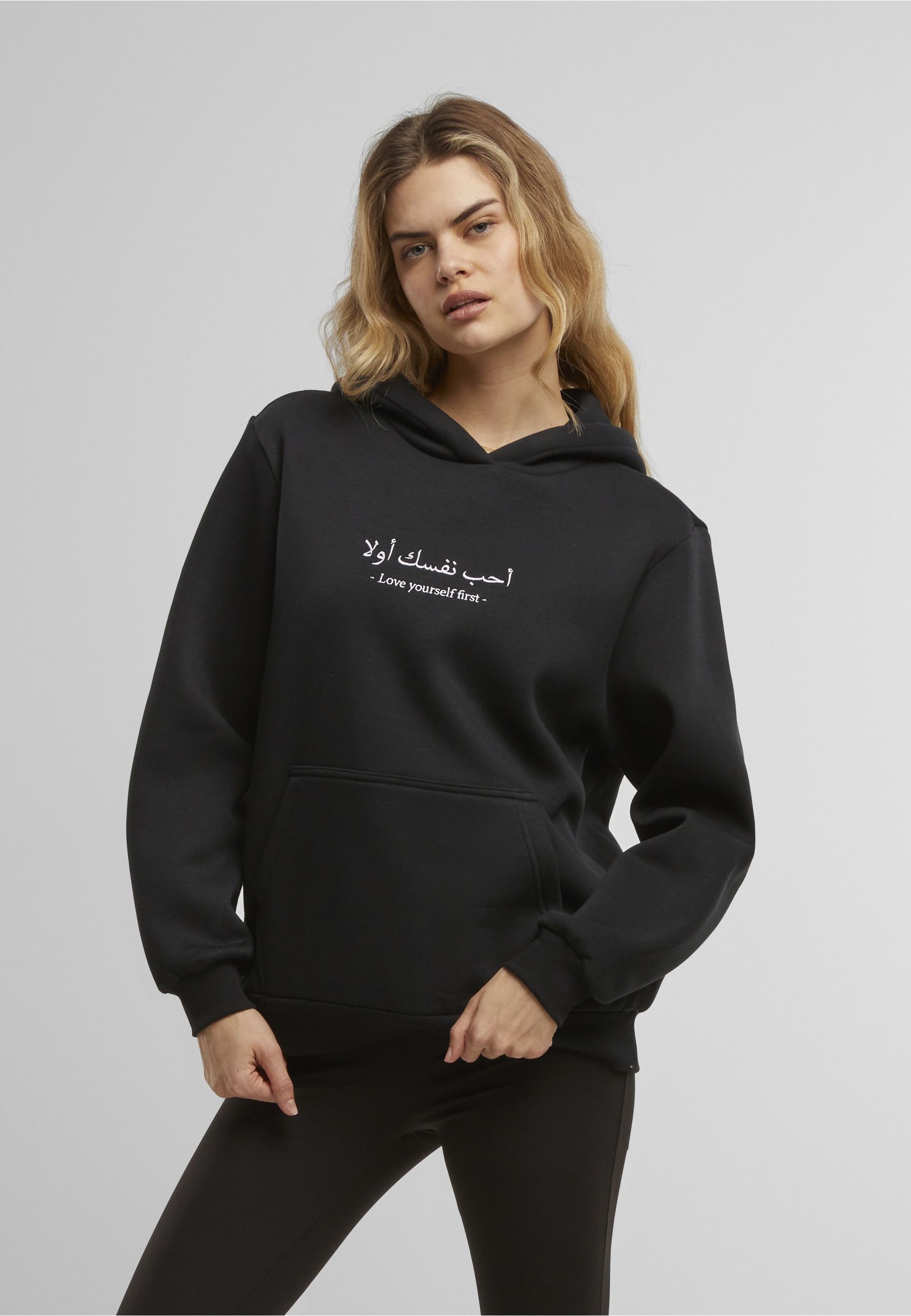 Miss Tee Kapuzensweatshirt »Miss Tee Love Yourself First EMB Fluffy Hoody«
