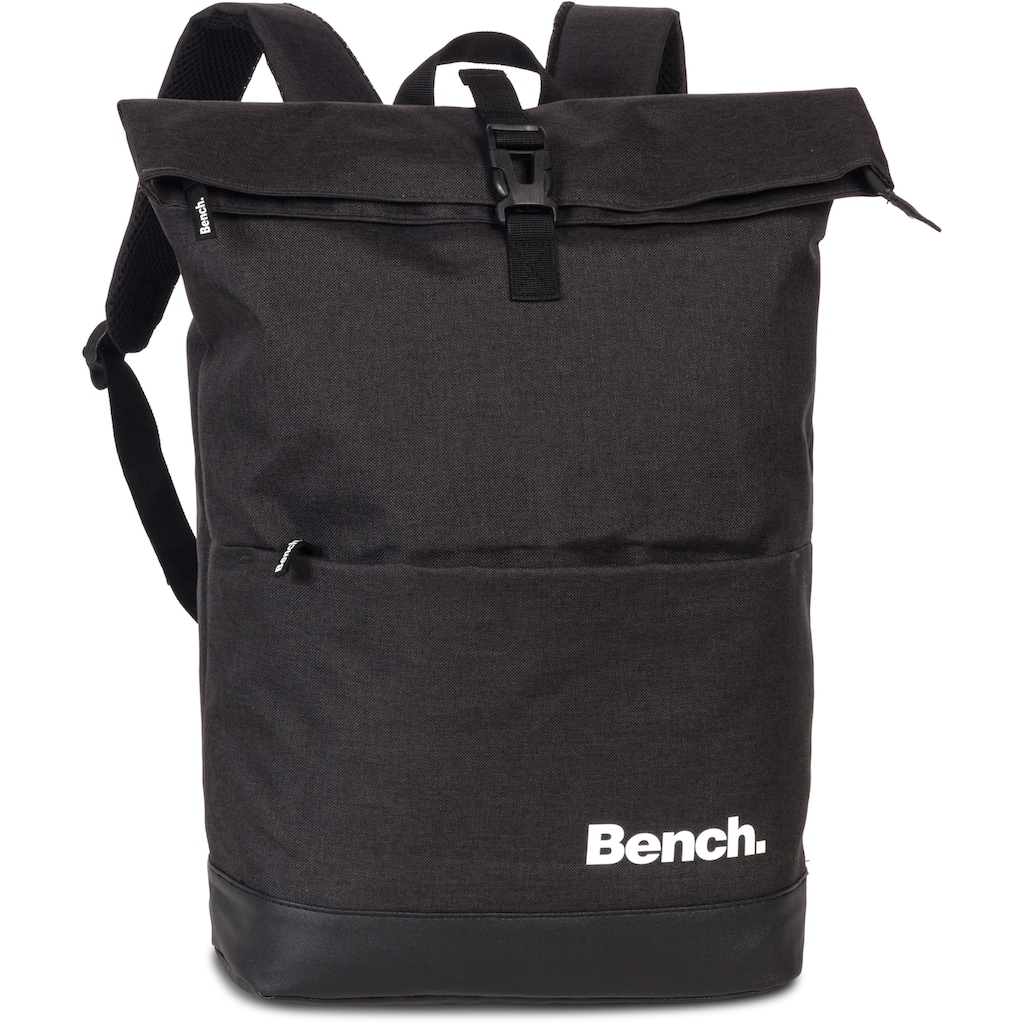 Bench. Laptoprucksack »Roll-Top, schwarz«