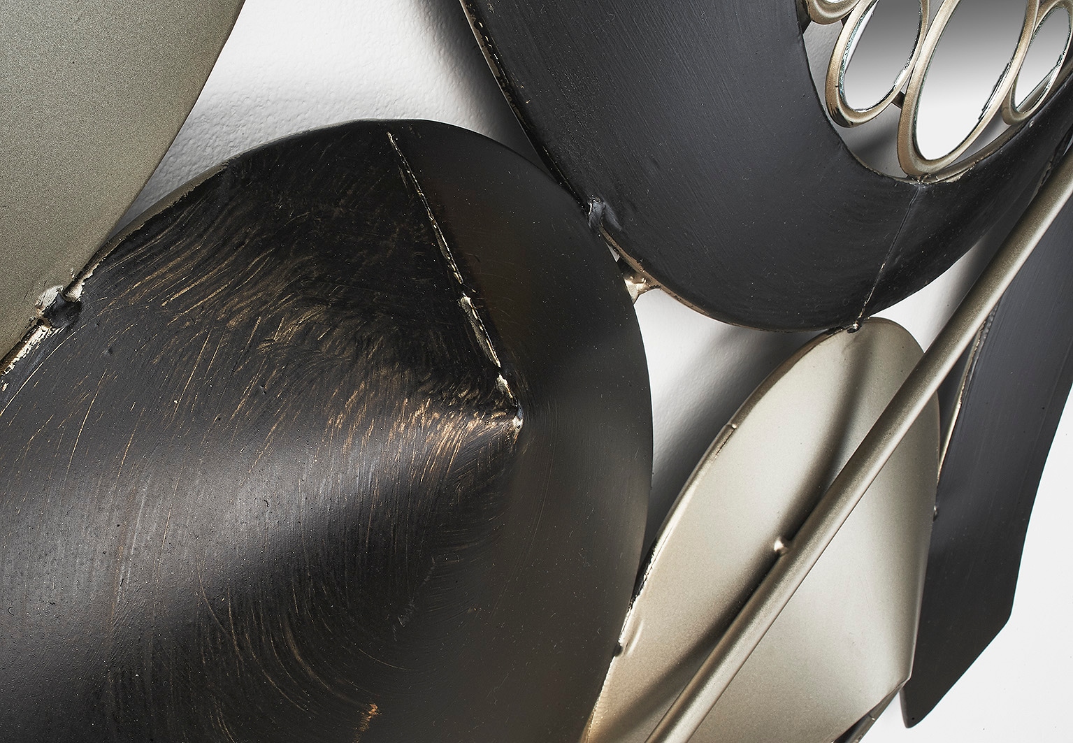 locker Wanddekoobjekt »Wandbild Kreise/Spiegel«