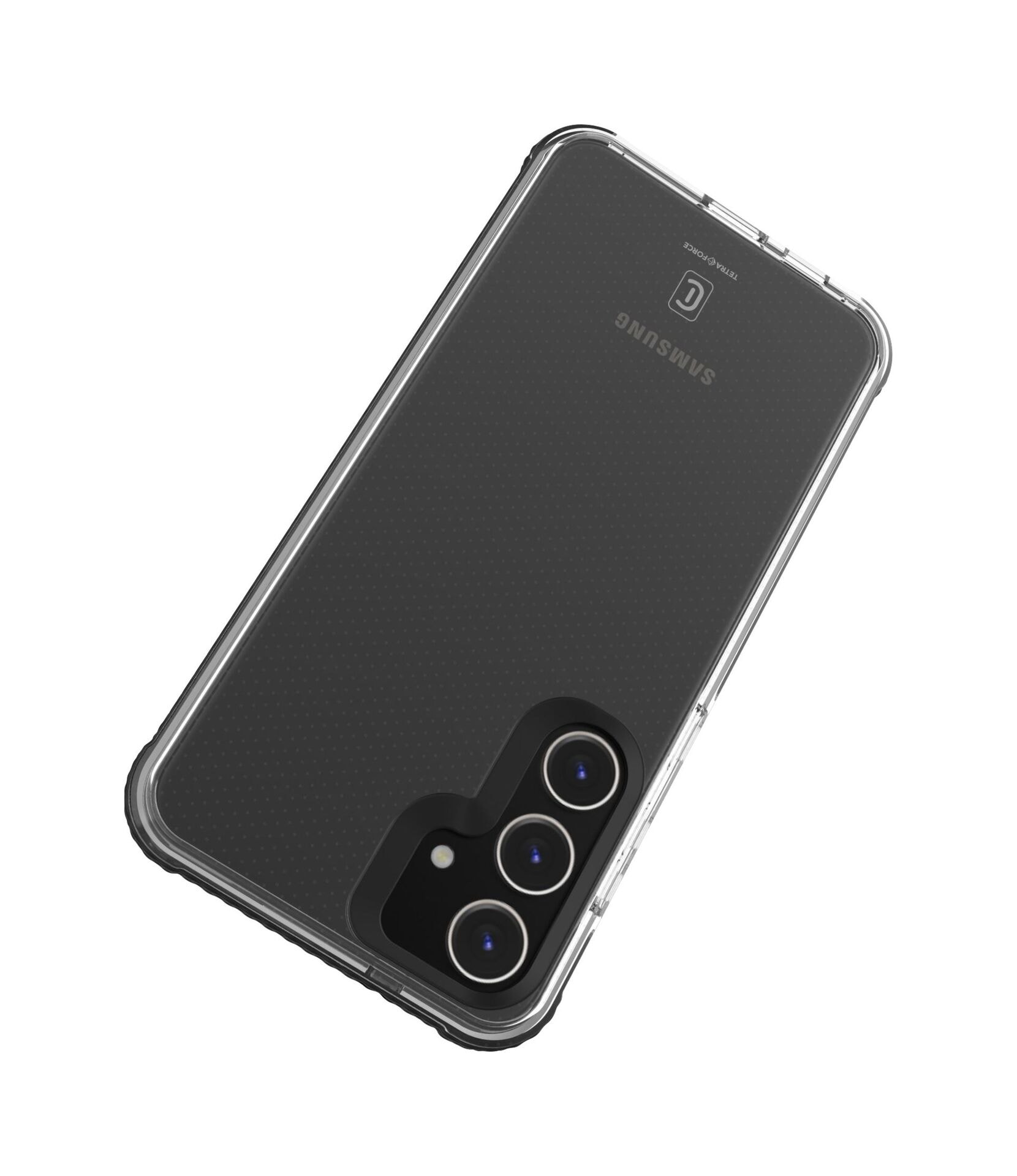 Cellularline Handyhülle »Hard Case Tetra Force für Samsung Galaxy S24«, Handycover Backcover Schutzhülle Handyschutzhülle stoßfest kratzfest
