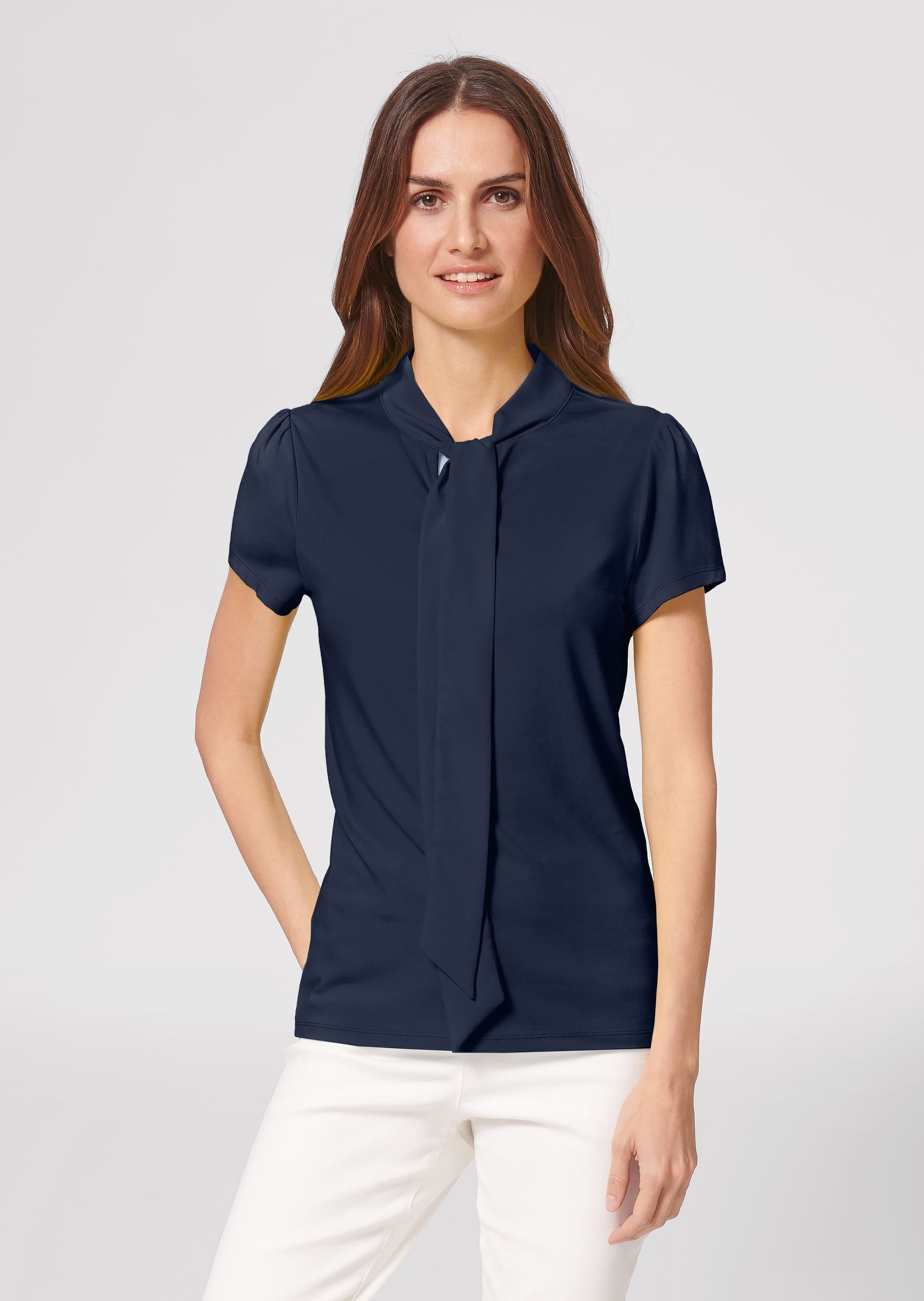 MADELEINE Kurzarmshirt »Shirt Edel-Shirt mit Schluppe«