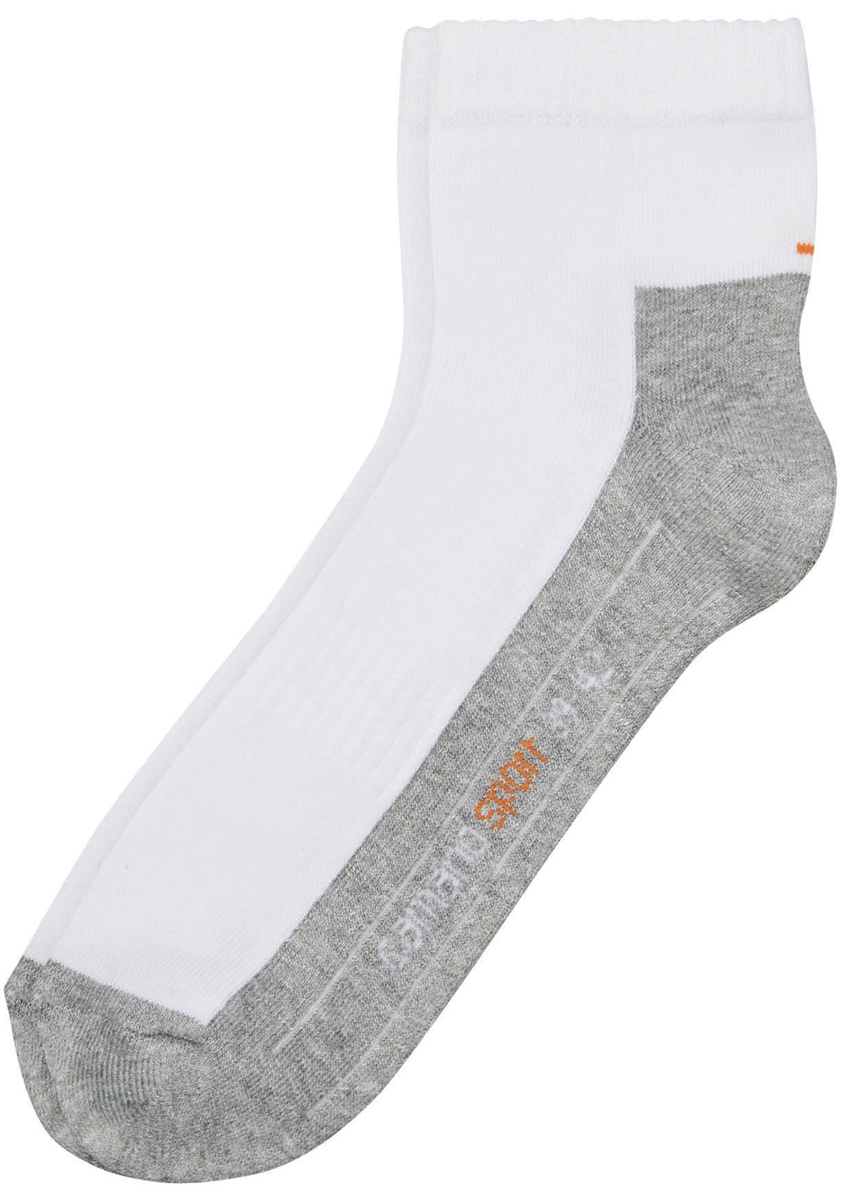 Camano Sportsocken »function«, (4 Paar), mit entlastender Halbplüschsohle
