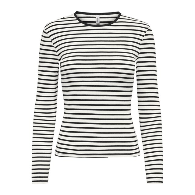 ONLY Langarmshirt »ONLBETTY L/S O-NECK TOP BOX CC JRS« bestellen | BAUR