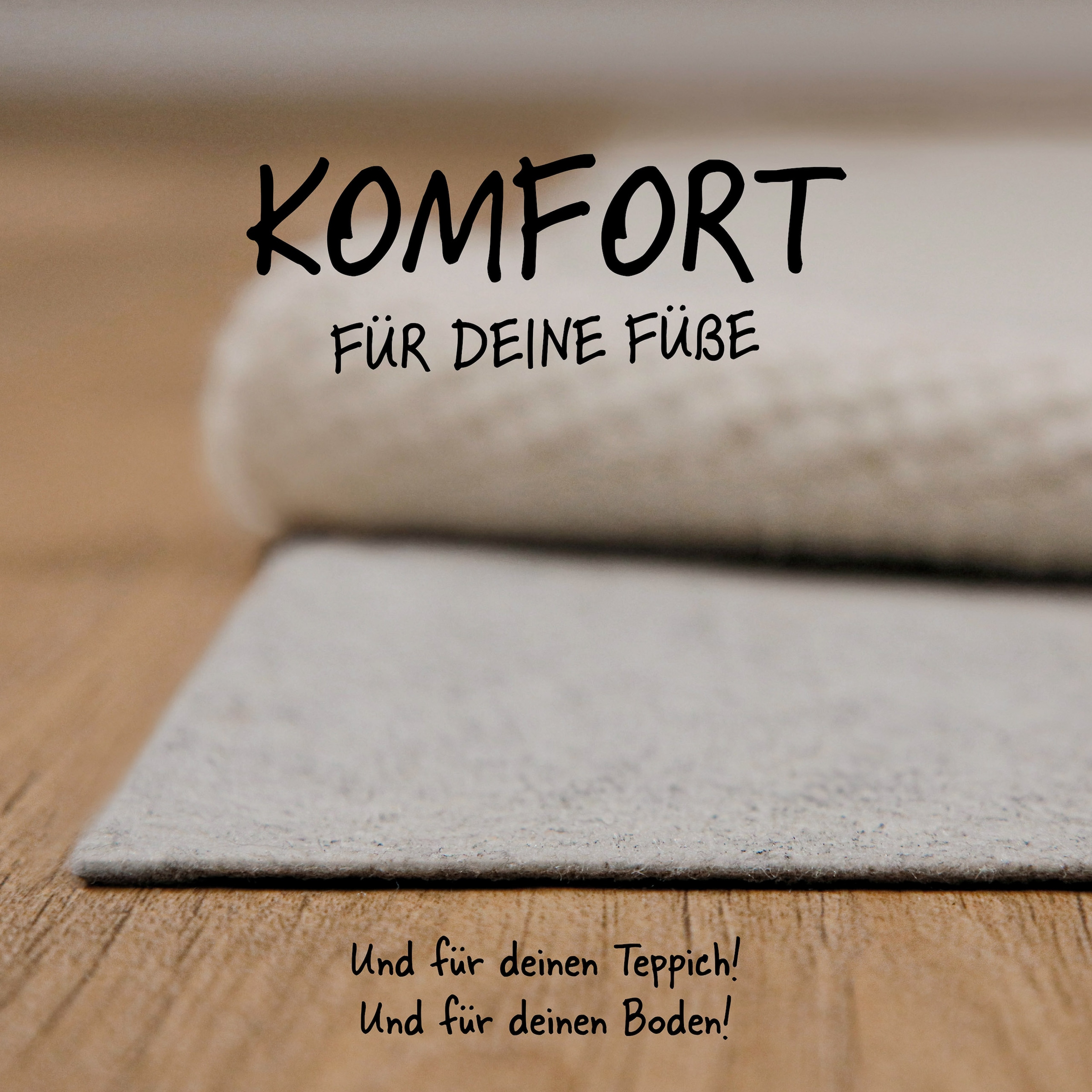 Wecon home Antirutsch Teppichunterlage »RugPad Premium« Teppichunterlage, Anti-Rutsch-Matte, Komfort, Schutz