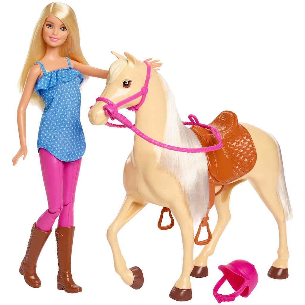 Barbie Anziehpuppe »Pferd mit Puppe«, Spielset