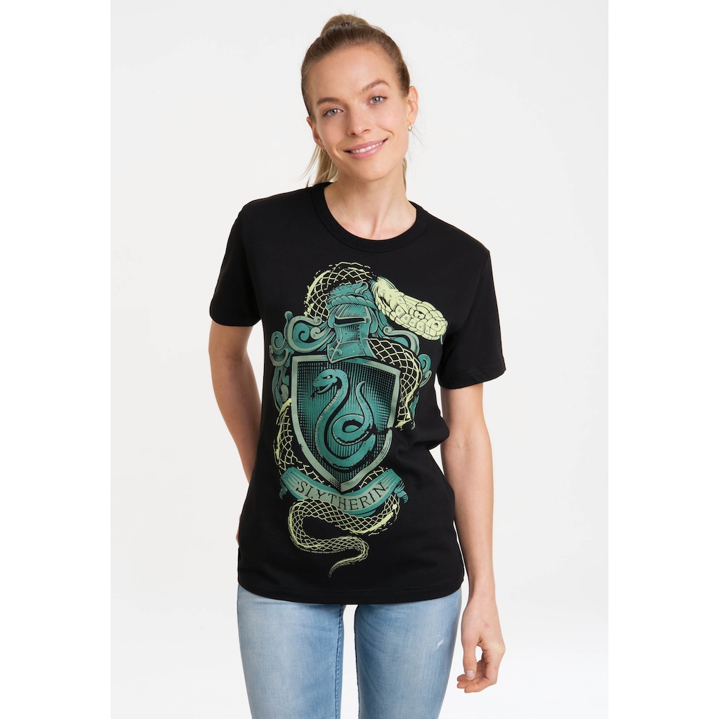 LOGOSHIRT T-Shirt »Harry Potter - Slytherin«, mit lizenziertem Print
