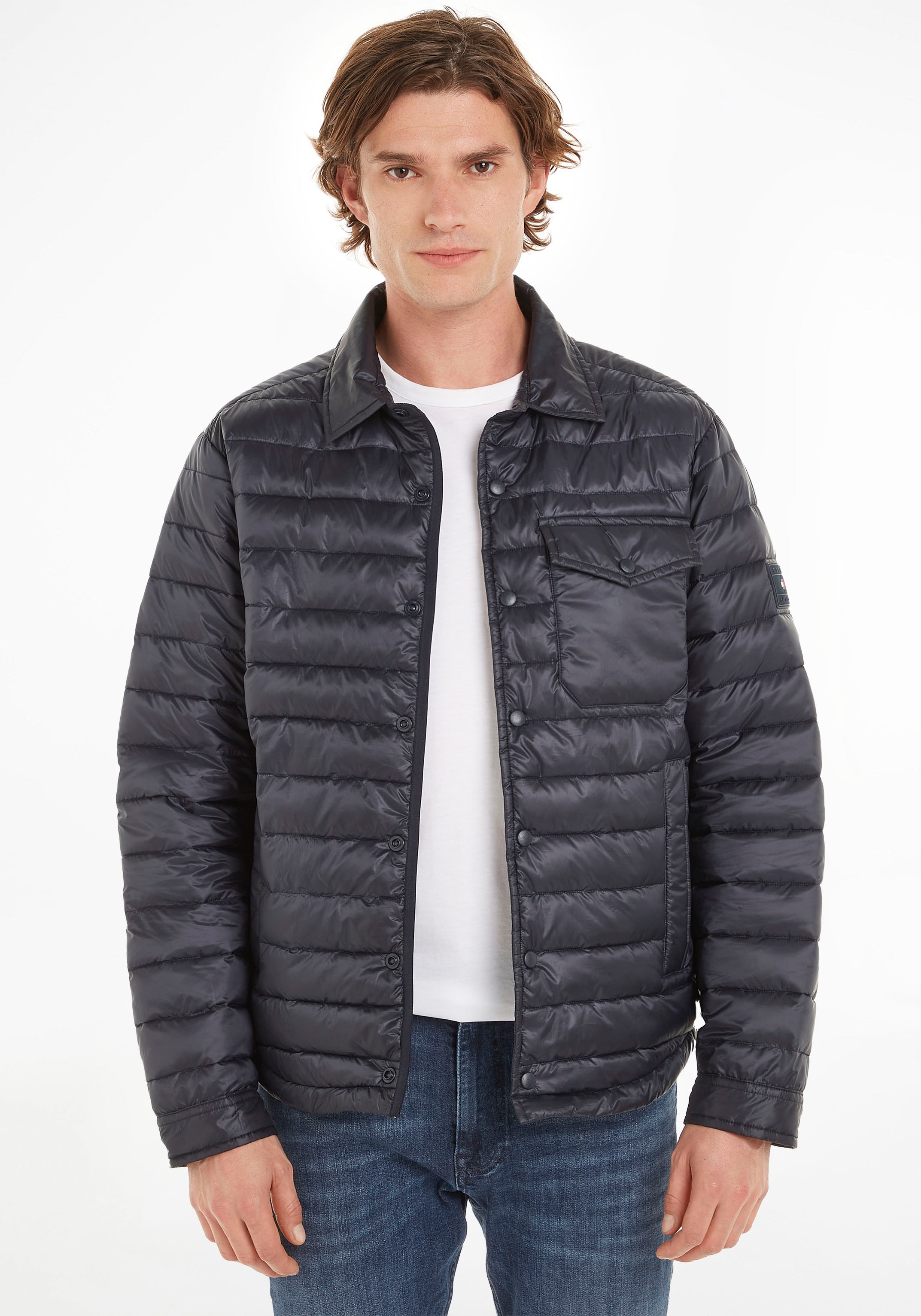 Tommy Hilfiger Steppjacke »PACKABLE RECYCLED SHIRT JACKET«