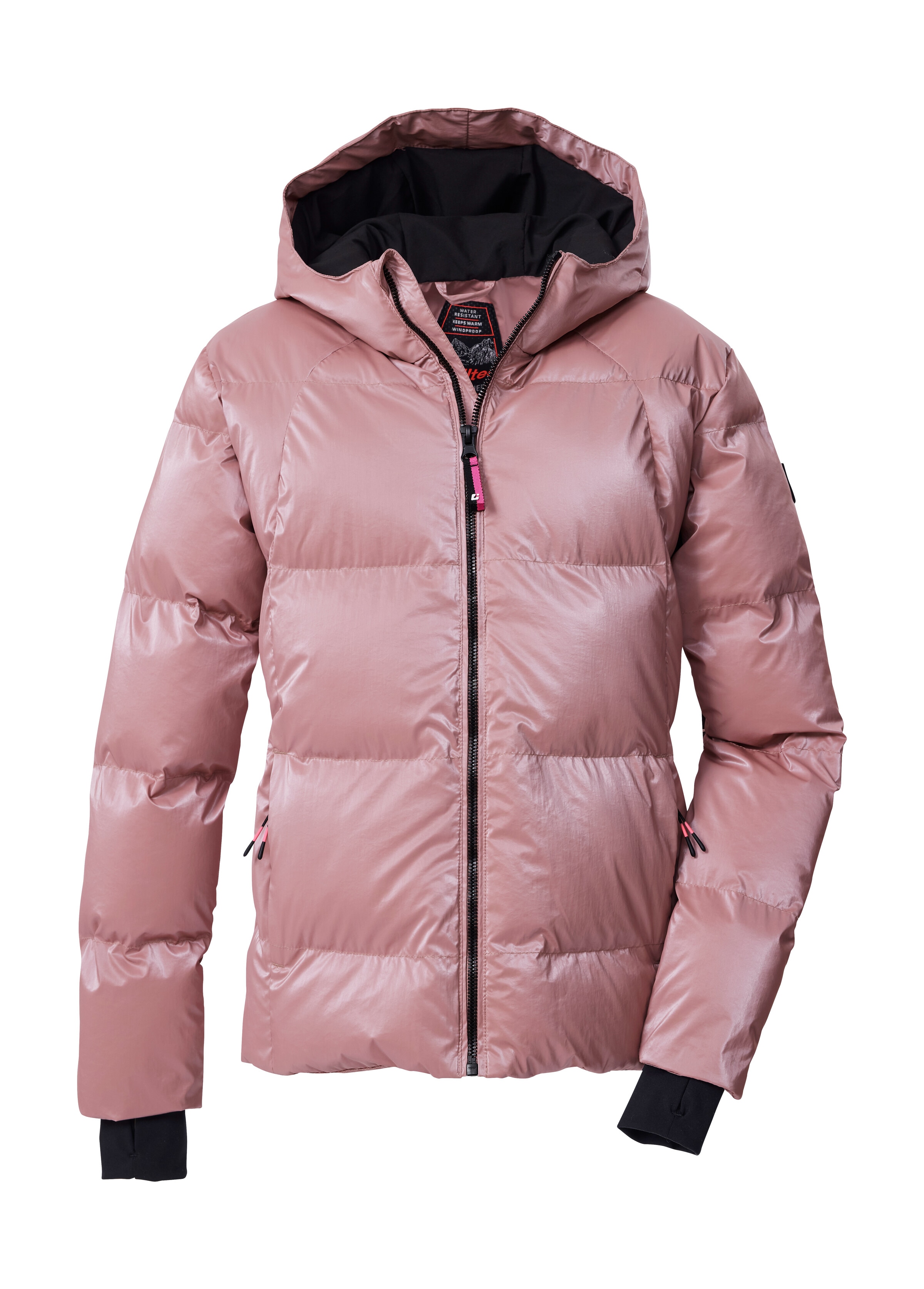 Killtec Steppjacke "KSW 210 GRLS QLTD JCKT" Metallische Optik, wasser- und windabweisend, Teflon EcoElite™