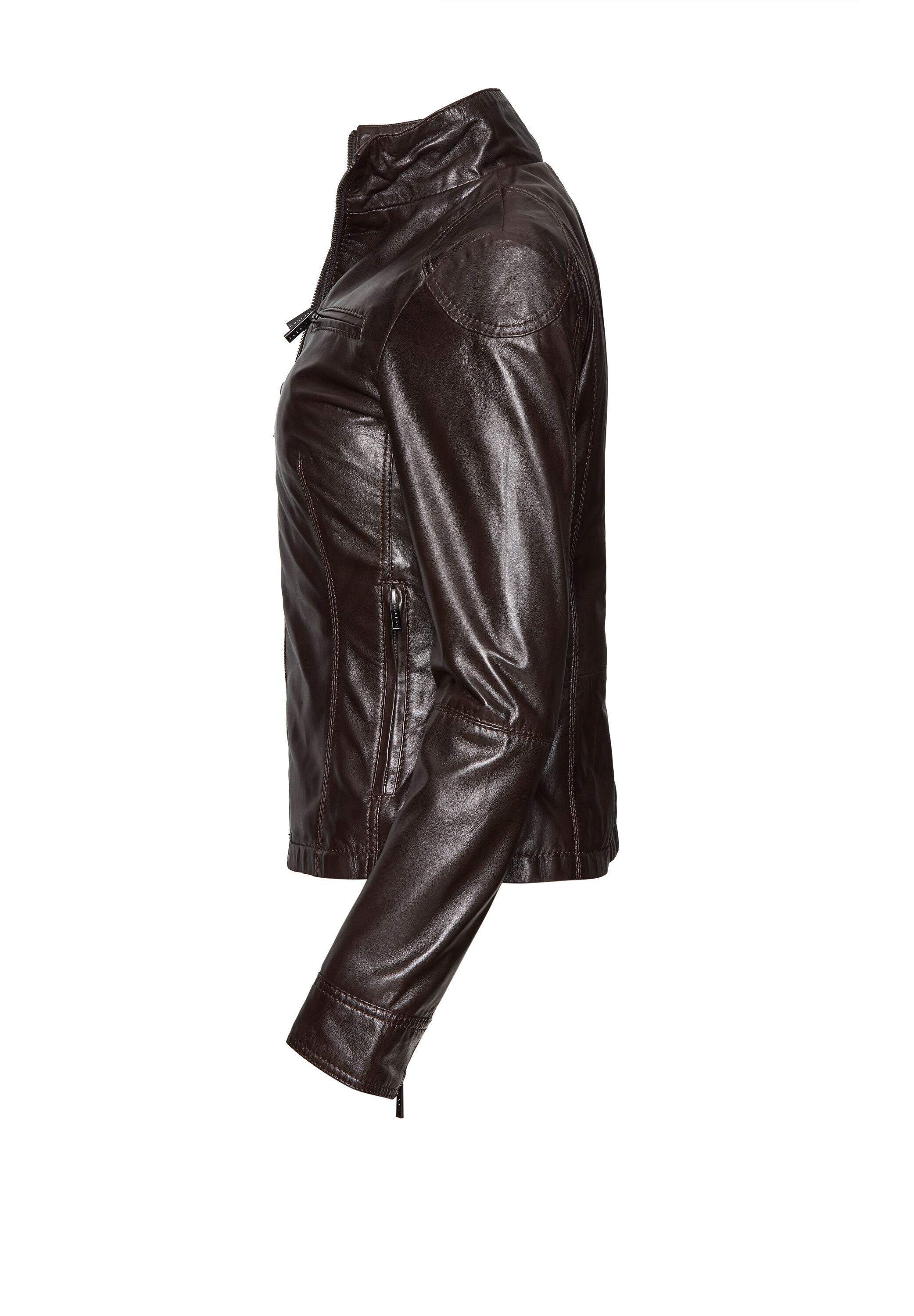 bugatti Lederjacke »bugatti Lederjacke« ohne Kapuze Taillierter Schnitt