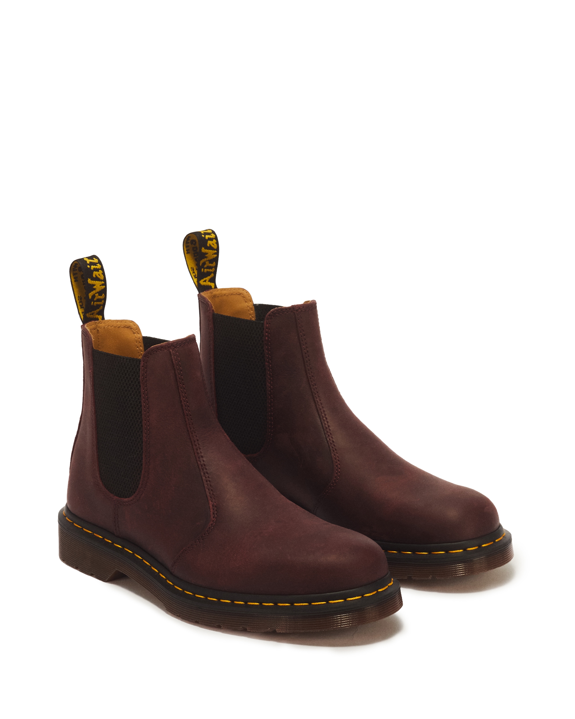 DR. MARTENS Chelseaboots Blockabsatz, Stiefelette mit Stretcheinsätzen