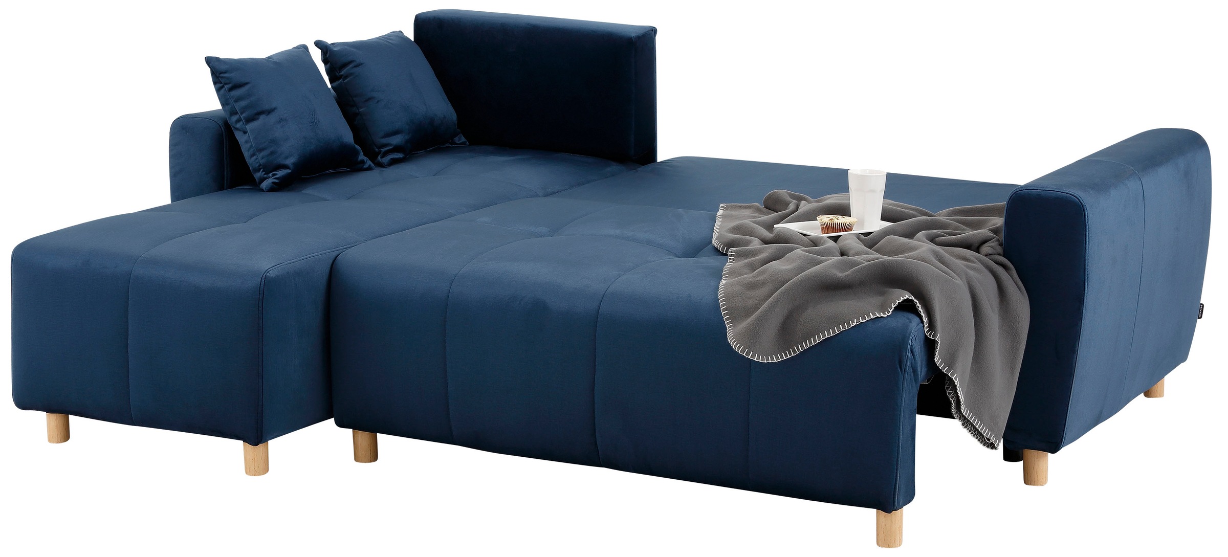 Home affaire Ecksofa »Scania L-Form«, wahlweise mit Bettfunktion und Bettkasten