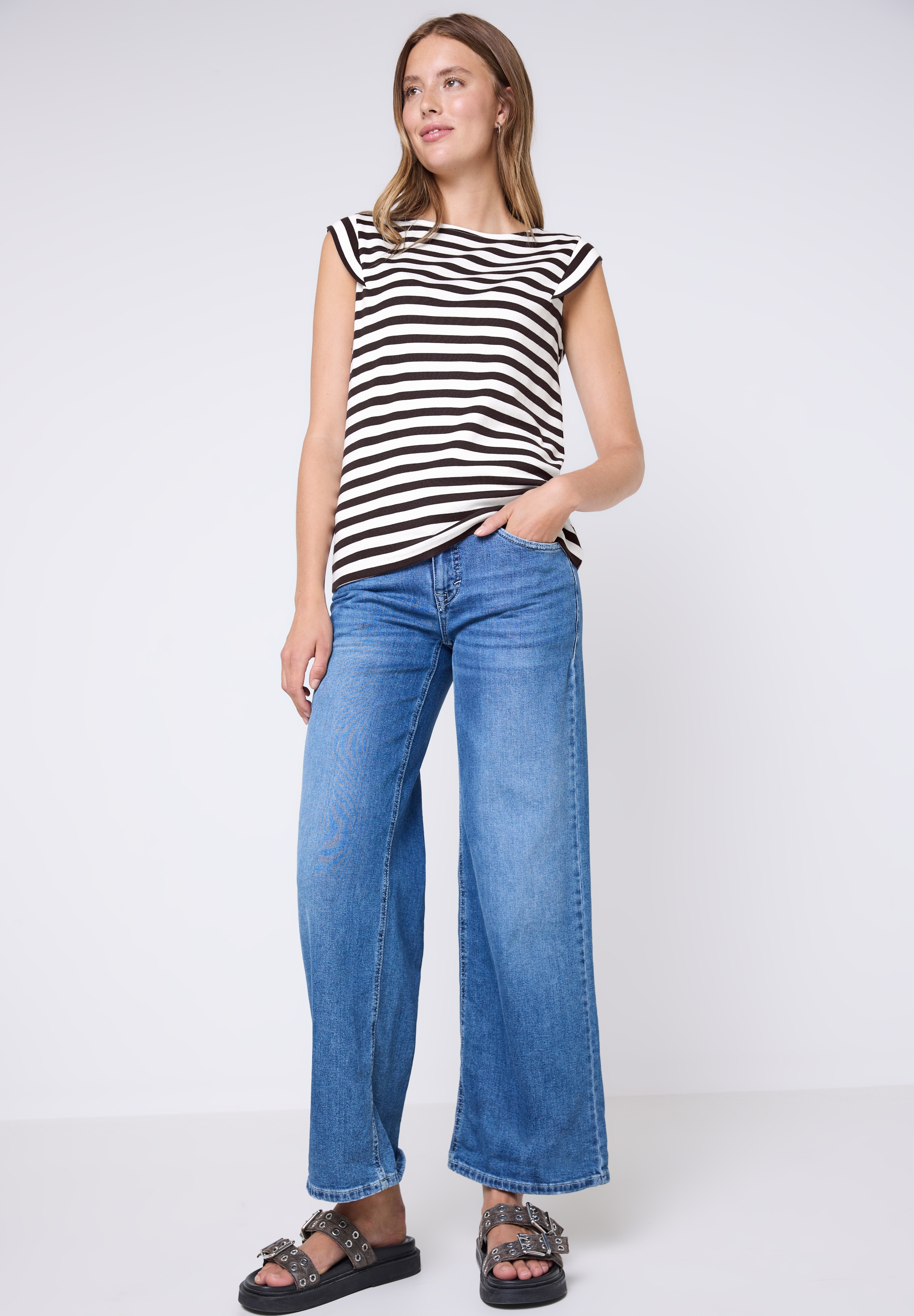 STREET ONE STUDIO Shirttop, im soften Baumwoll-Mix