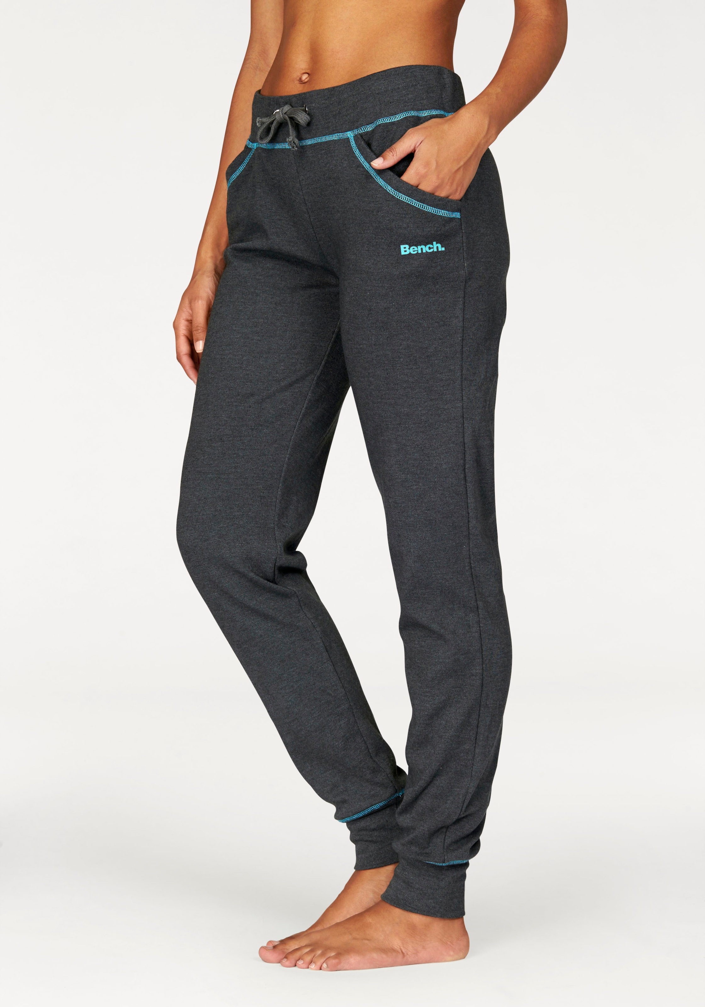 Bench. Loungewear Relaxhose, mit kontrastfarbenen bestellen Loungewear online Nähten, BAUR 