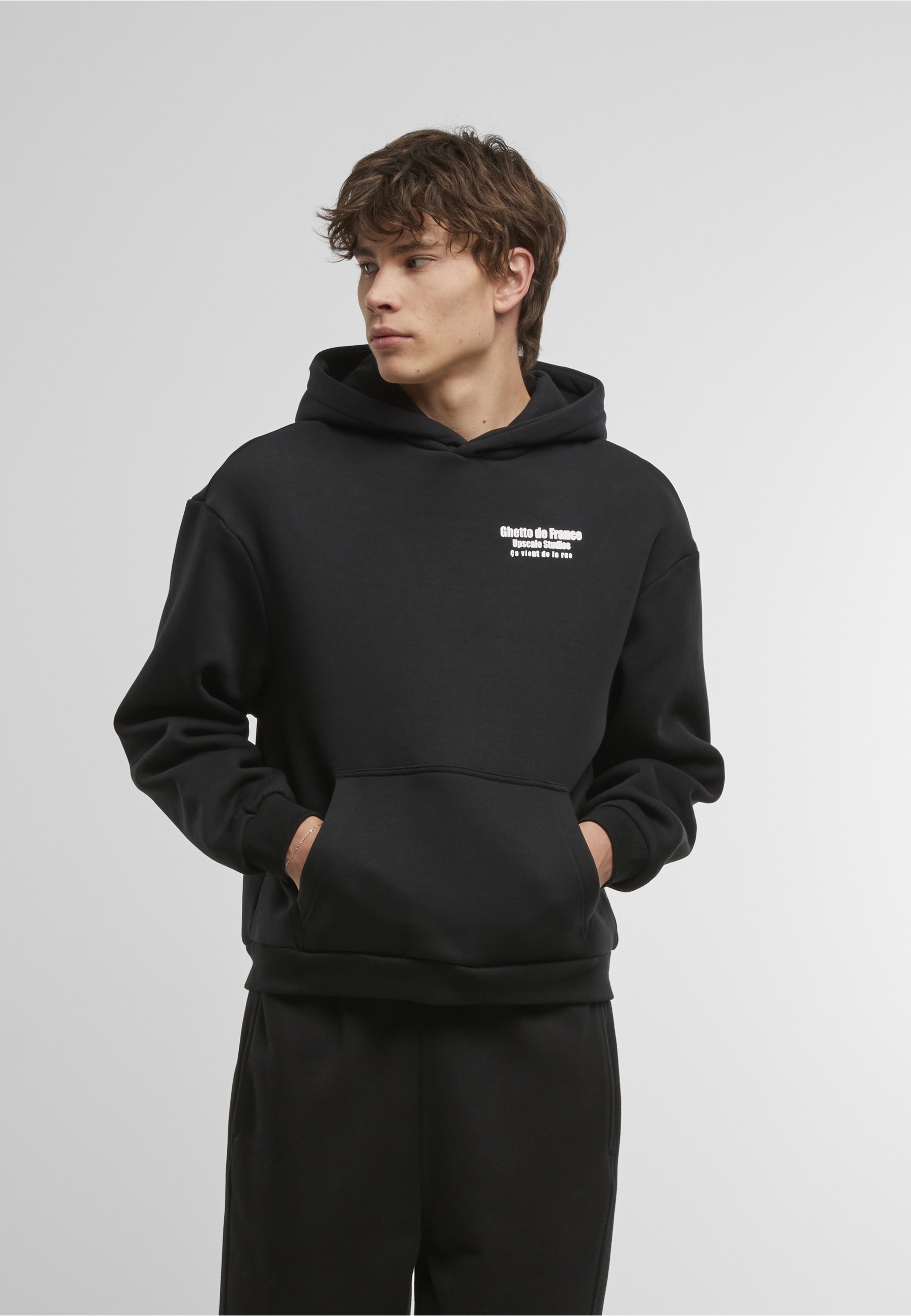 Upscale by Mister Tee Kapuzenpullover »Upscale by Mister Tee Ghetto de France Fluffy Hoody« 1 Stk.