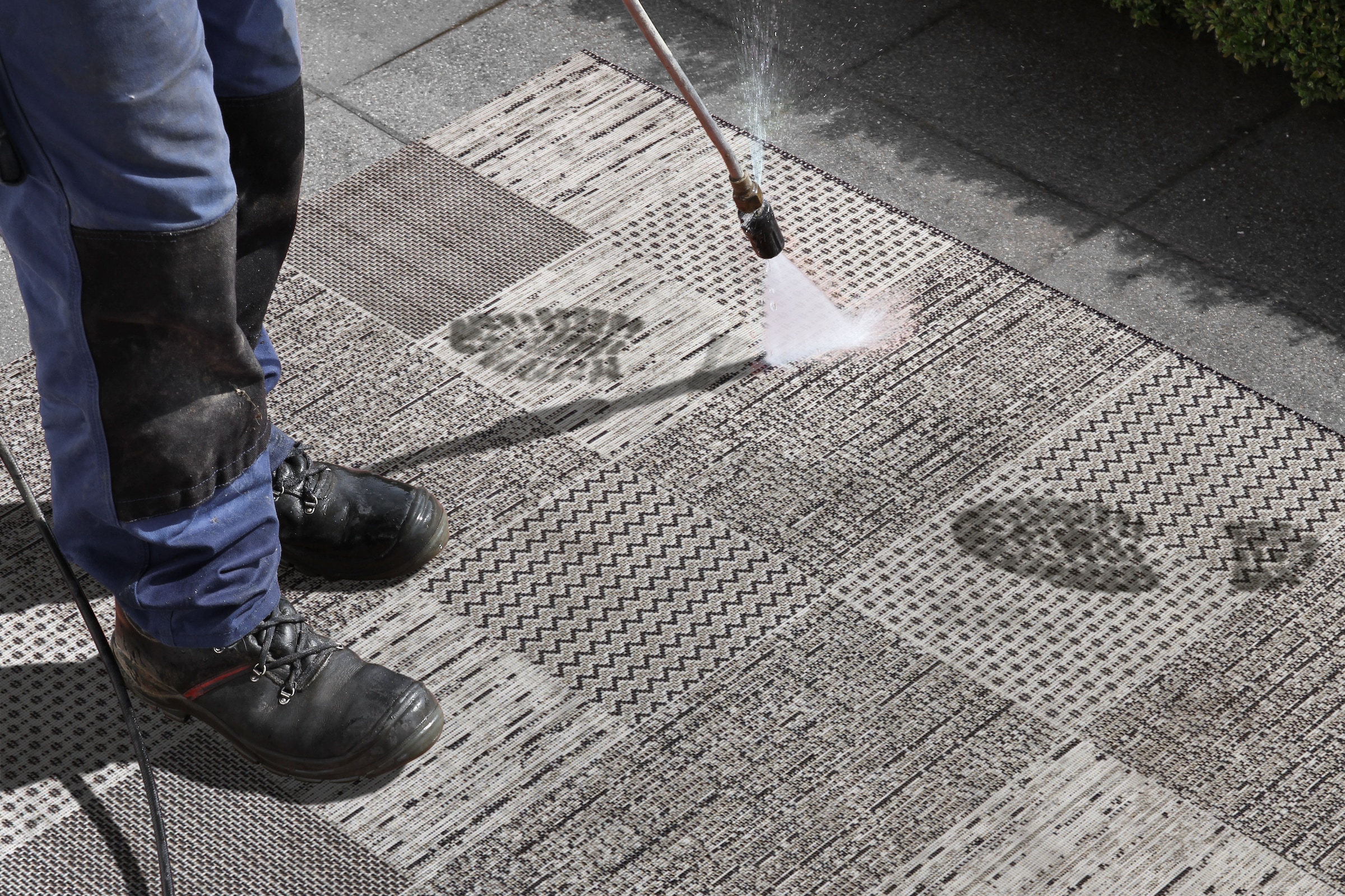 ELLE DECORATION Läufer »Agen«, rechteckig, 3 mm Höhe, In-und Outdoor geeignet, Strapazierfähig und pflegeleicht, Flachgewebe