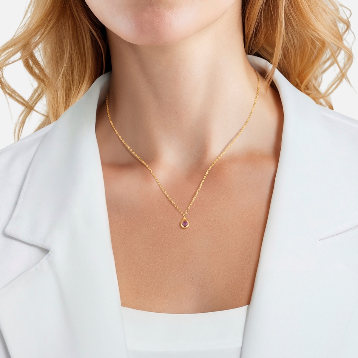 Glanzstücke München Kette mit Anhänger »AV272« mit Amethyst