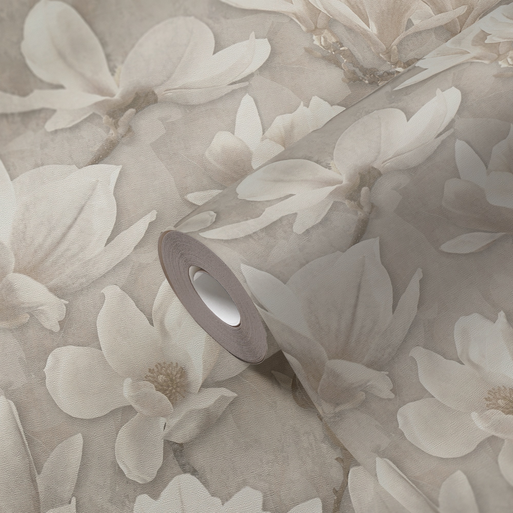 A.S. Création Vliestapete »PintWalls II Blumen-Tapete Mustertapete Magnolien Blumen«, matt, Vliestapete floral für Schlafzimmer Küche Wohnzimmer Magnolie Design
