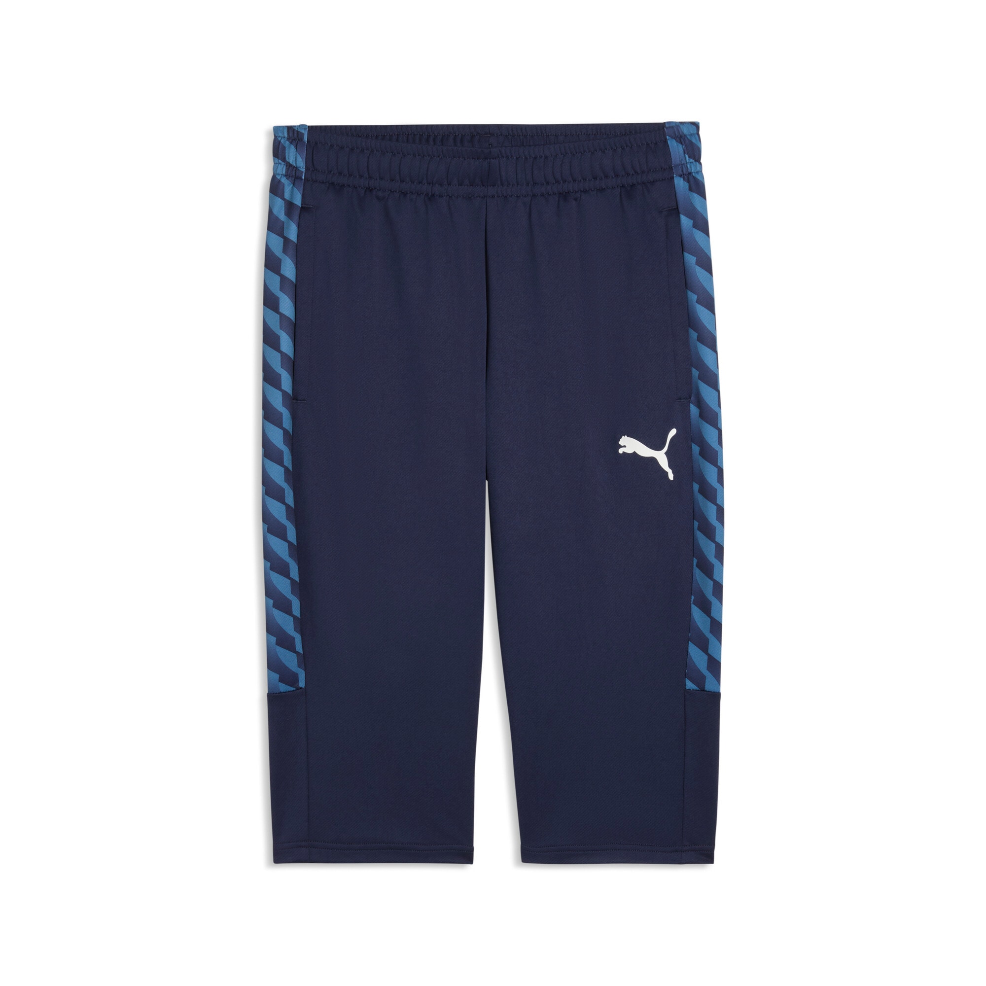 PUMA Trainingshose "TEAMLIGA26 TRAINING 34 PANTS" atmungsaktives Material, mit Reißverschlusstaschen