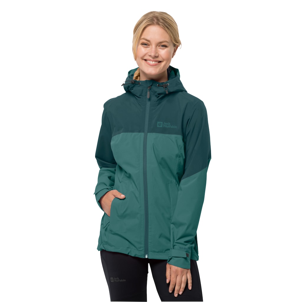 Jack Wolfskin Funktionsjacke »WEILTAL 2L JKT W«, mit Kapuze