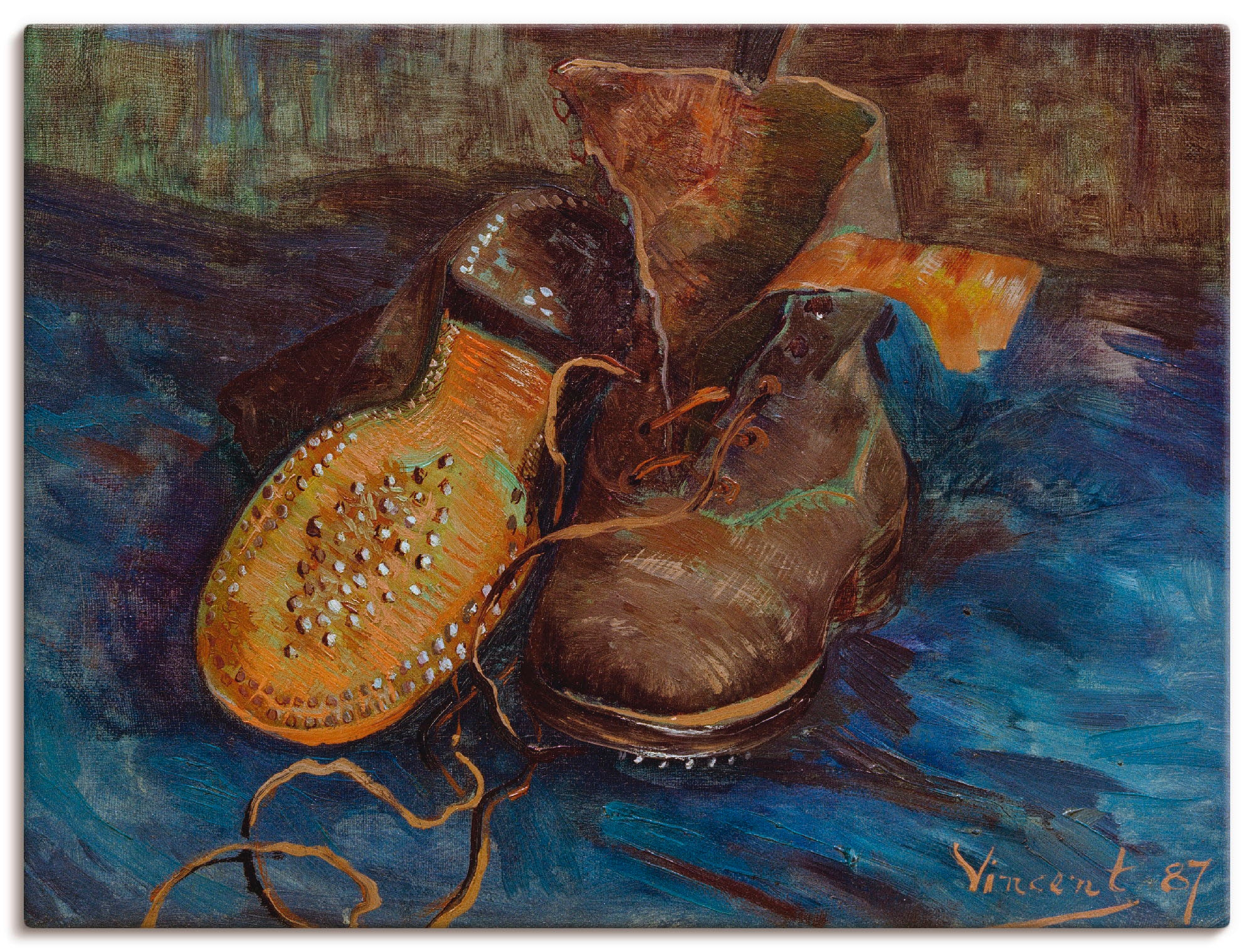 Mode, Artland | 1887«, (1 Friday Wandbild als Stiefel Größen Poster Paar Wandaufkleber »Ein St.), versch. oder in Black Leinwandbild, BAUR