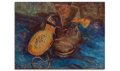Leinwandbild »Ein Paar Stiefel 1887«, Mode, (1 St.)