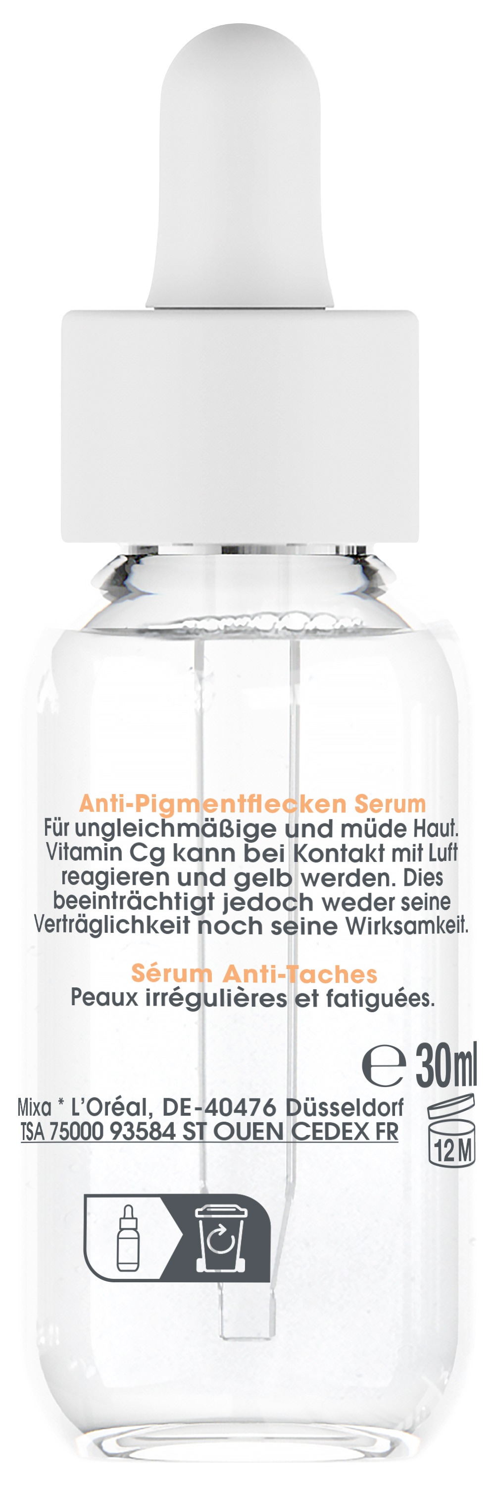 Mixa Gesichtsserum »Mixa Anti-Pigmentflecken Serum«, mit hoher Wirksamkeit