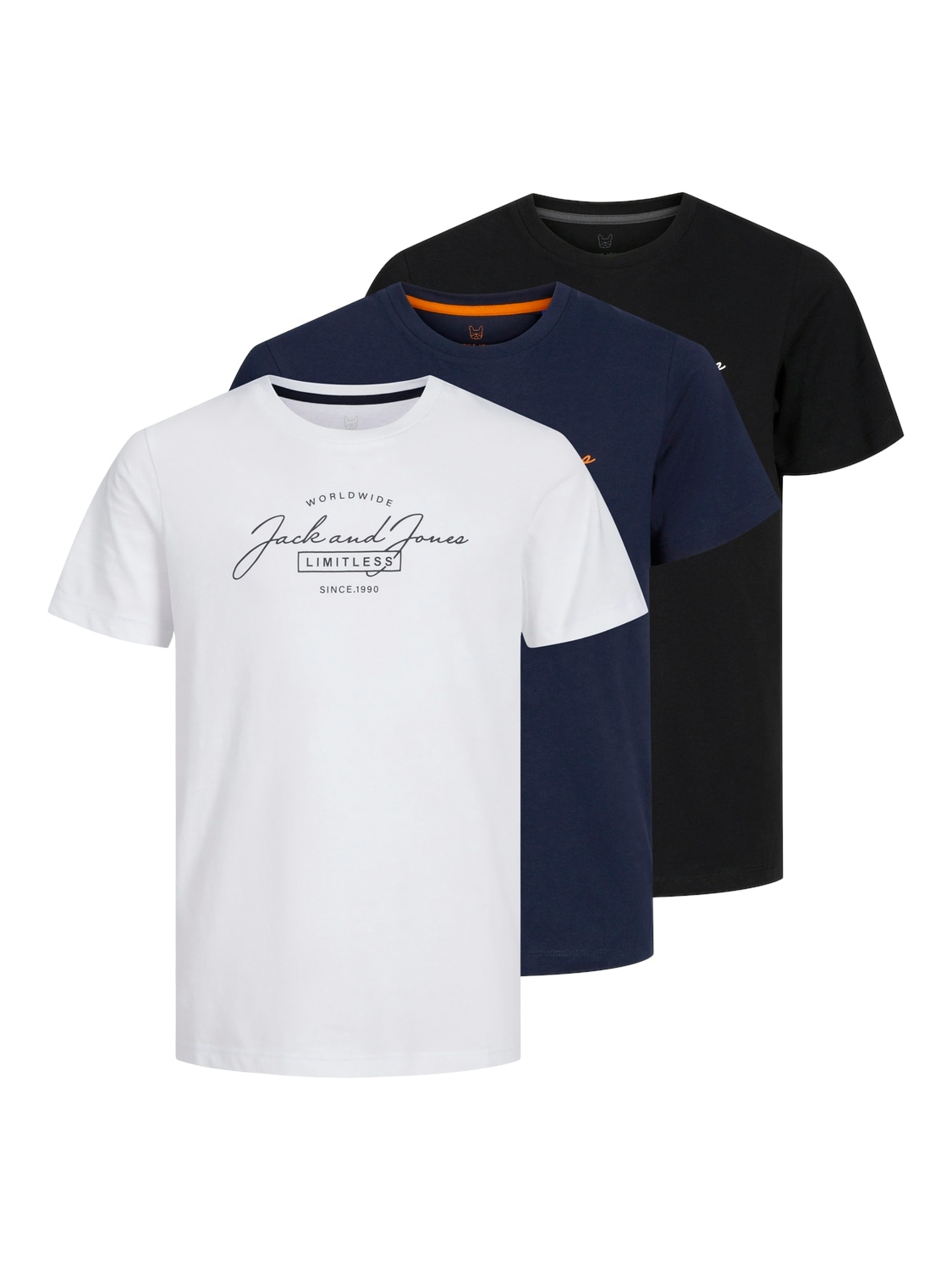 Jack & Jones Junior T-Shirt »JJFERRIS TEE SS CREW NECK 3PK MP JNR«