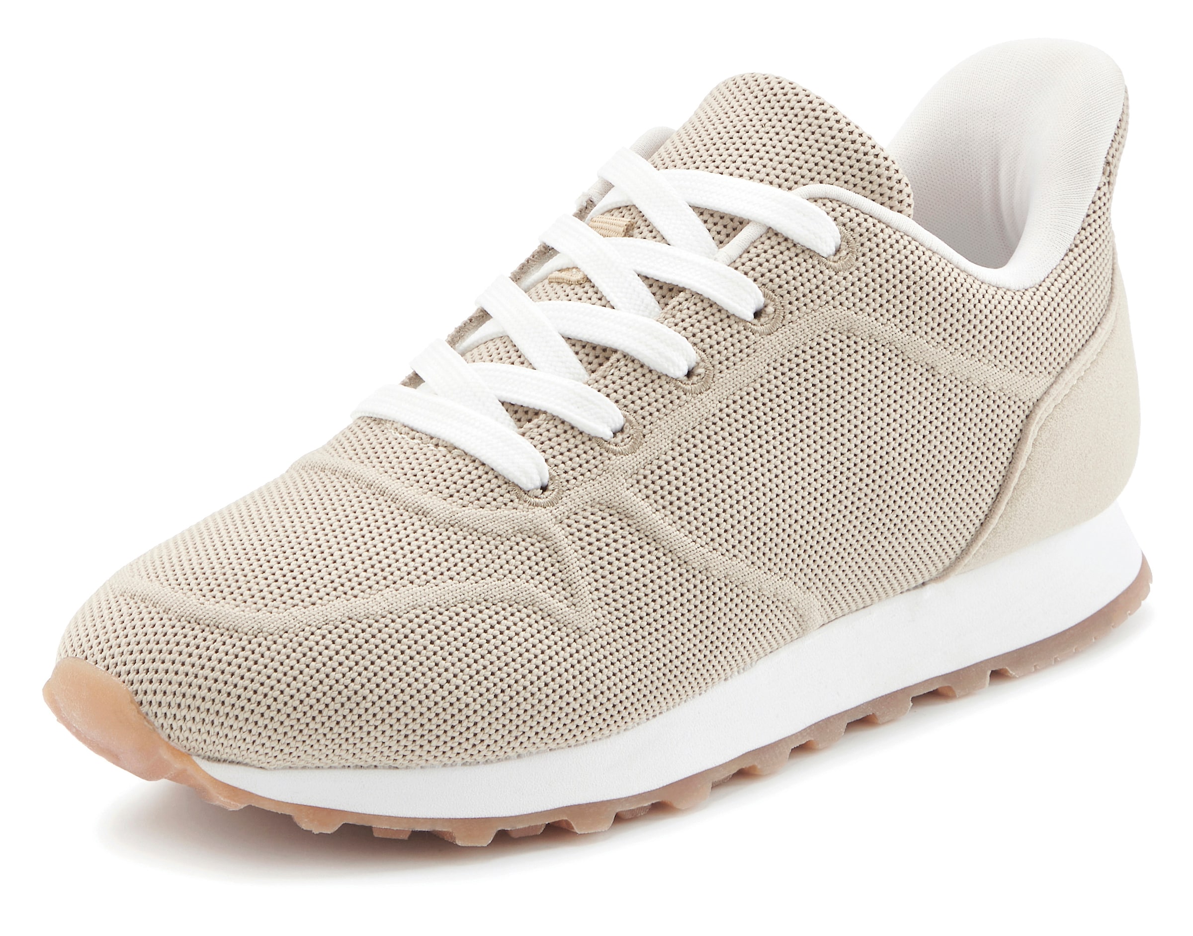 LASCANA Sneaker »Halbschuh, Schnürschuh, Freizeitschuh«  aus Textil-Material VEGAN