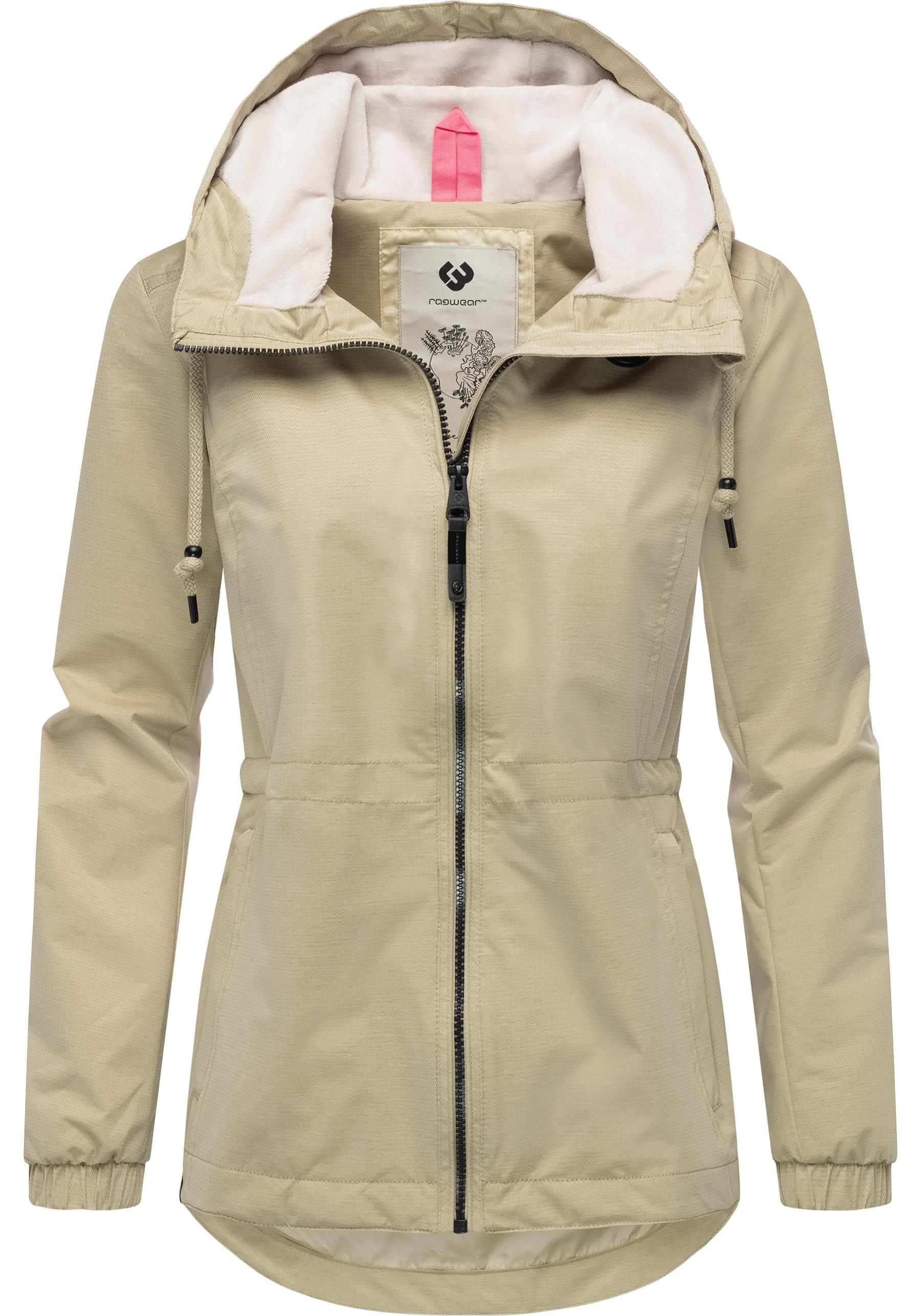 Ragwear Outdoorjacke »Dankka Tech« mit Kapuze Stylische Damen Übergangsjacke aus wasserdichtem Material