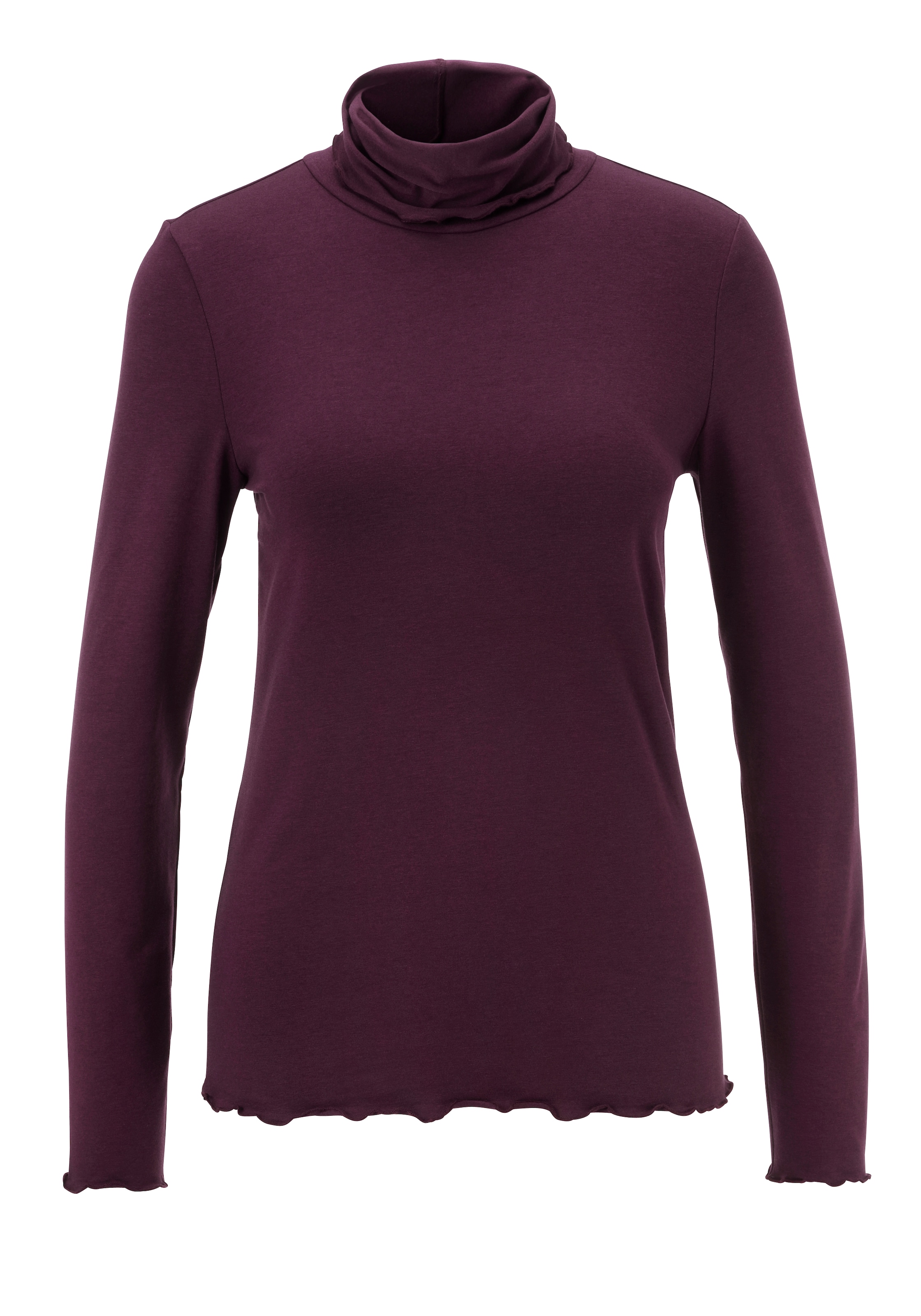 Aniston CASUAL Rollkragenshirt, mit gewellten Abschlüssen - NEUE KOLLEKTION