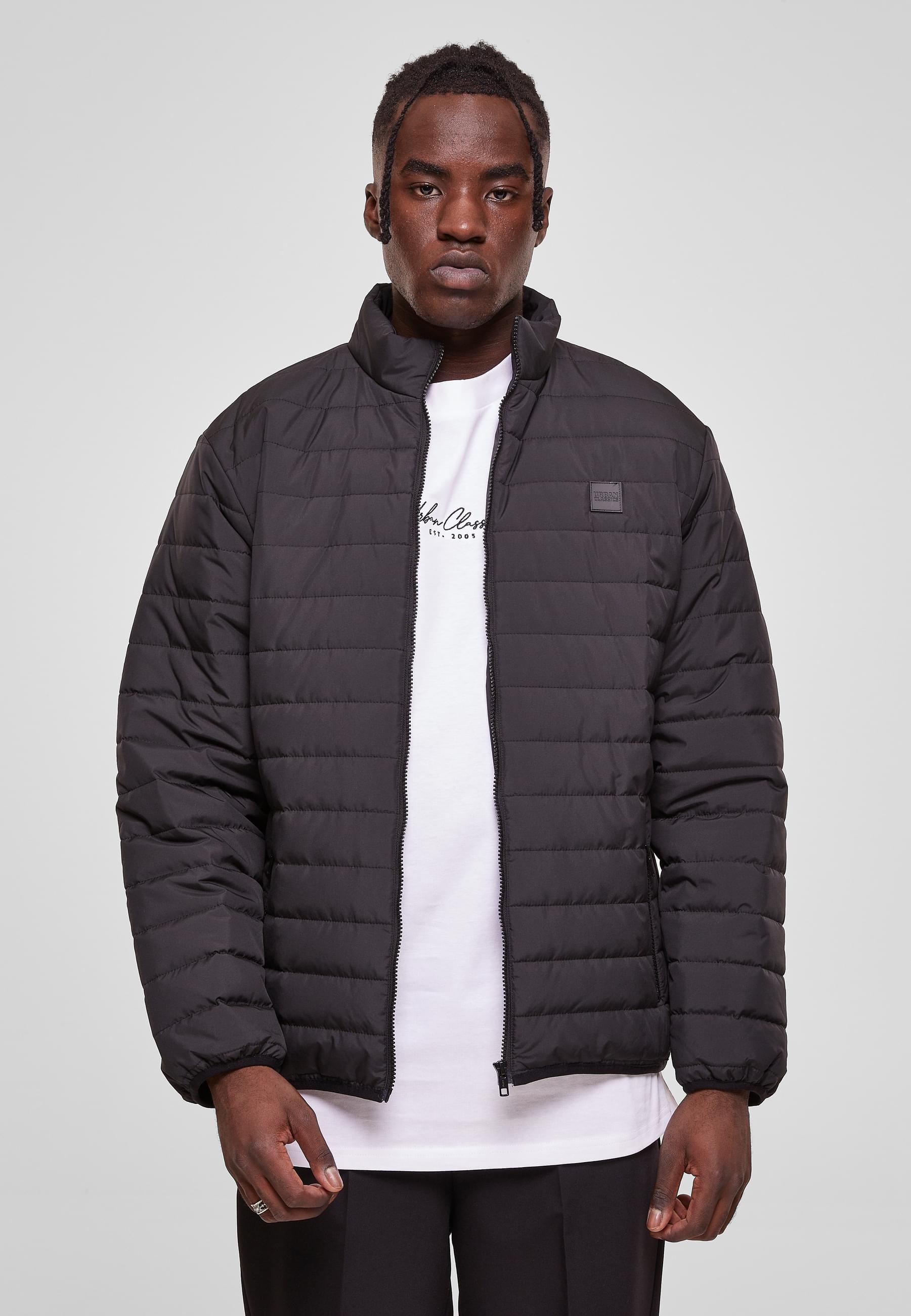 URBAN CLASSICS Anorak »Urban Classics Herren Light Bubble Jacket«, (1 St.), ohne Kapuze